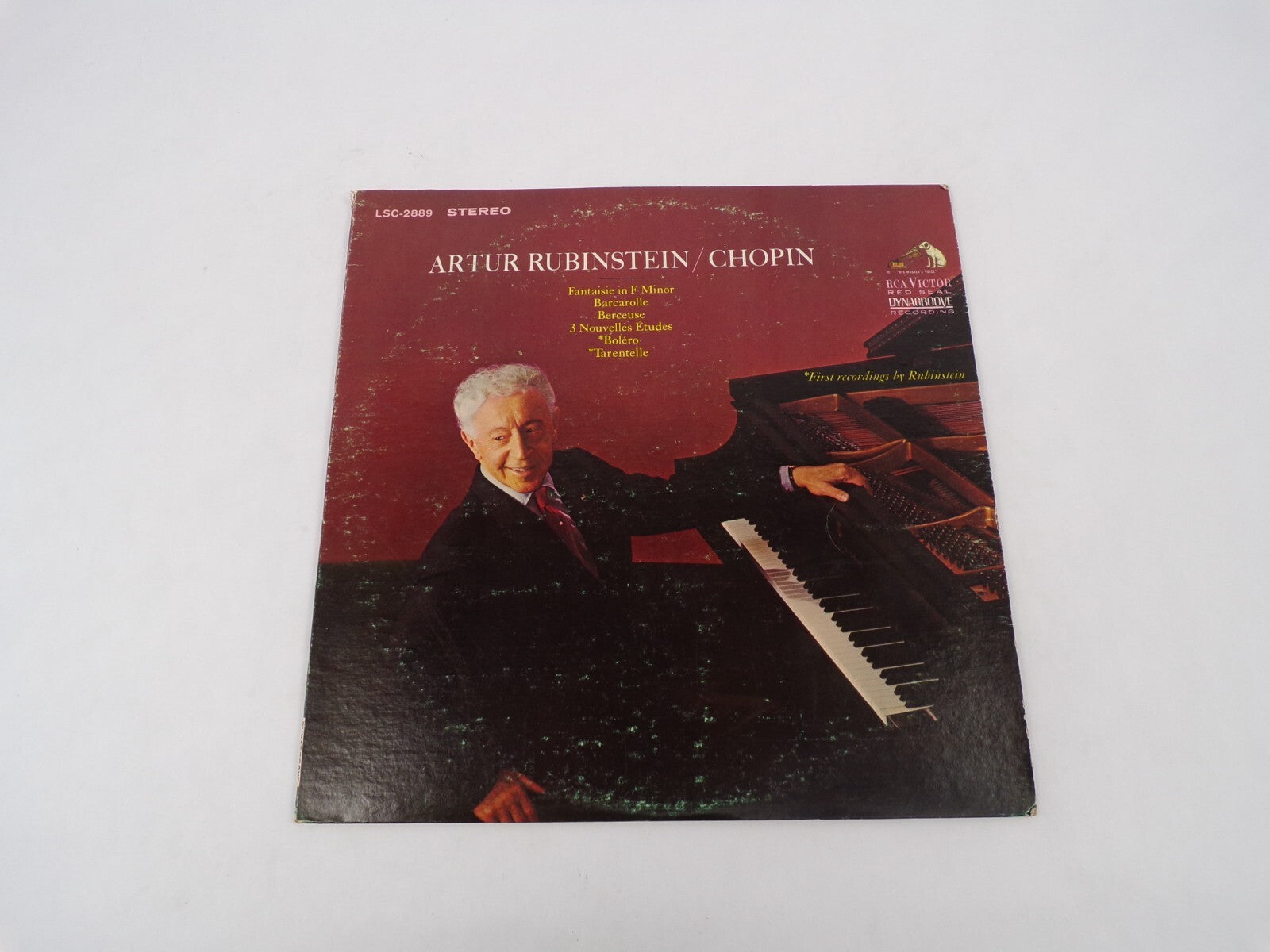 Artur Rubinstein / Chopin Bercouse Tarentelle Barcarolle Bolero Vinyl Record