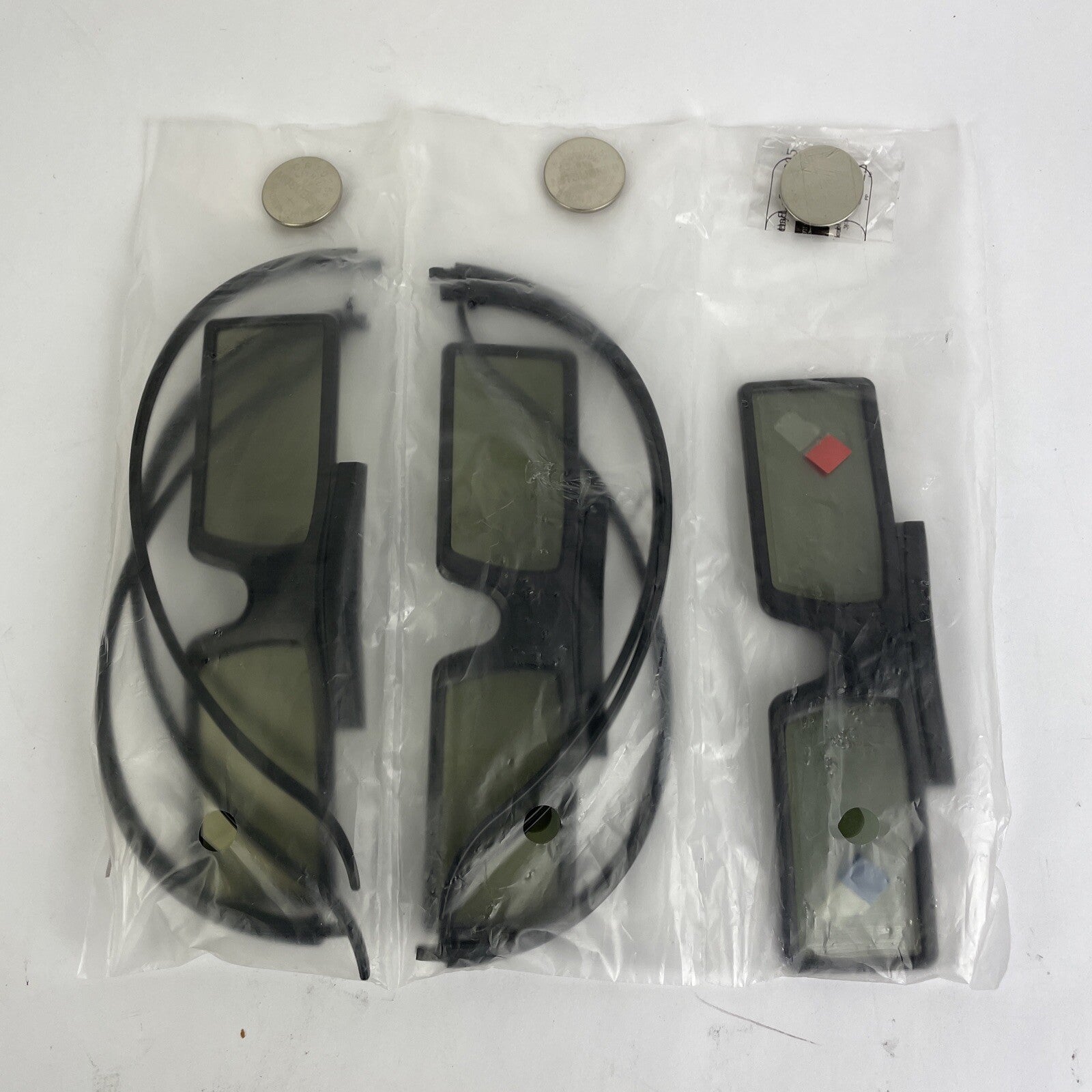 Lot of 3 Pairs Samsung SSG-4100GB 3D Glasses - LOOK