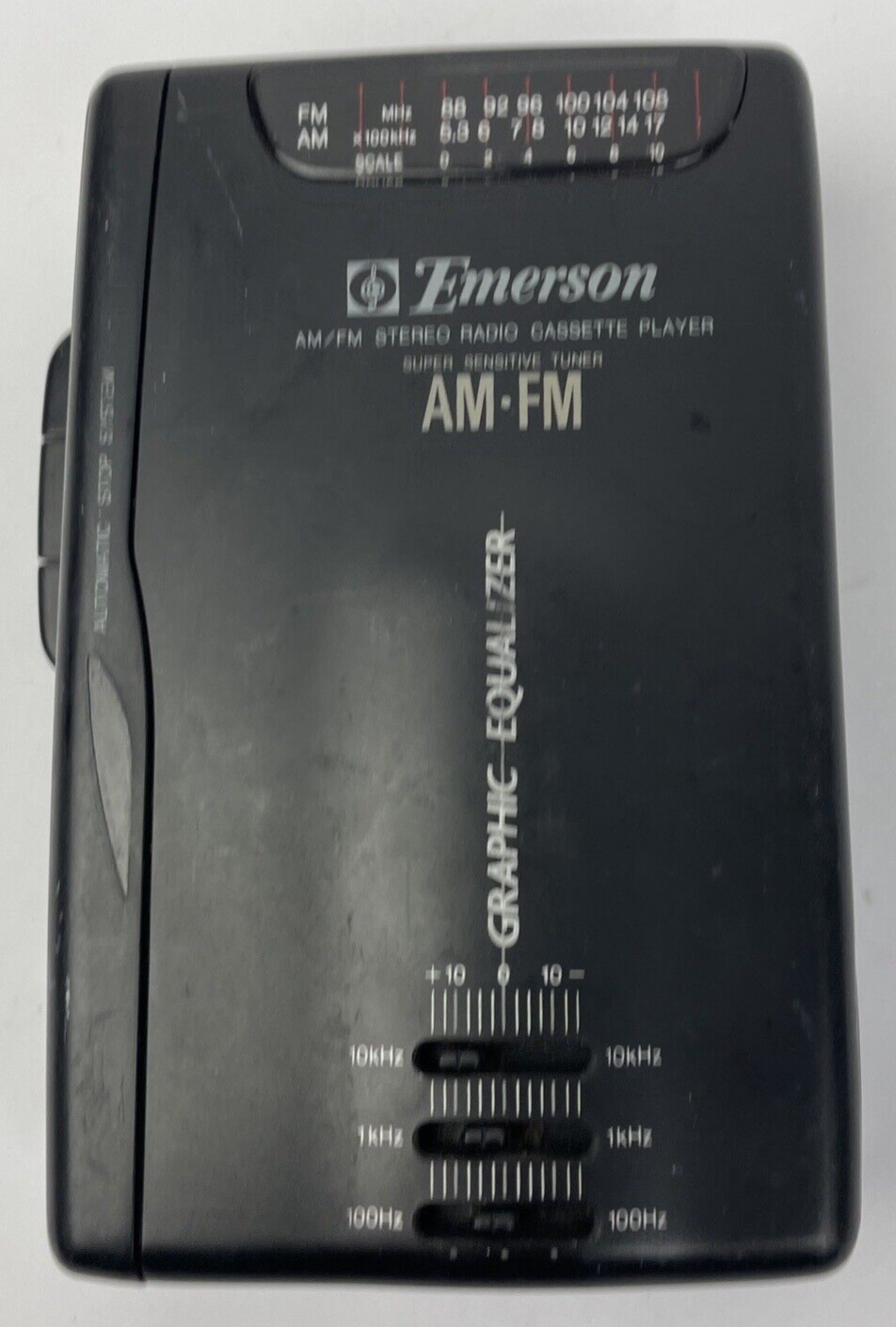 Vintage Emerson Walkman AM/FM Cassette Player Model - AC2126CS Black