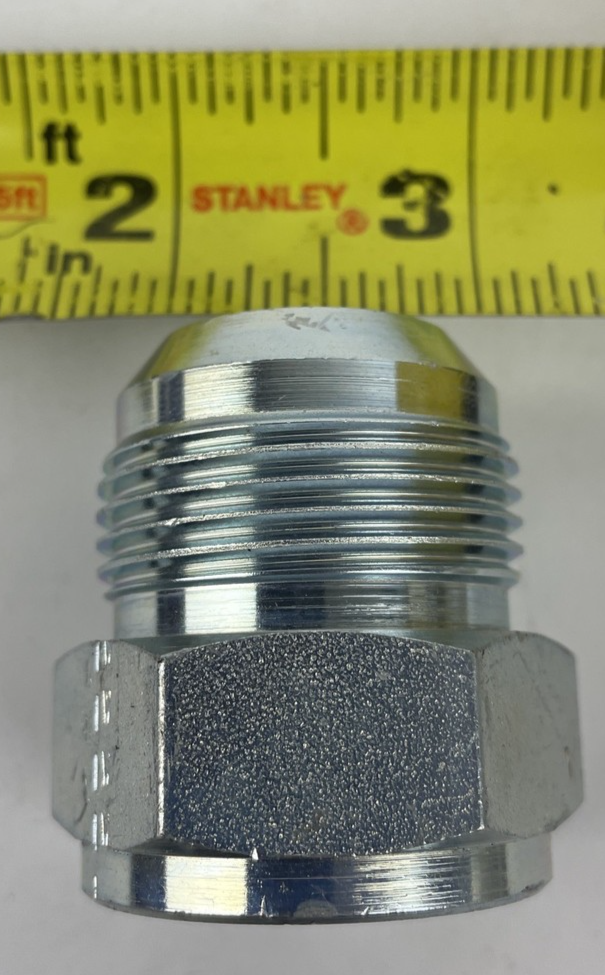 1" Female JIC x 1 3/4" Male JIC Hydraulic 37° Flare to Flare Adapter
