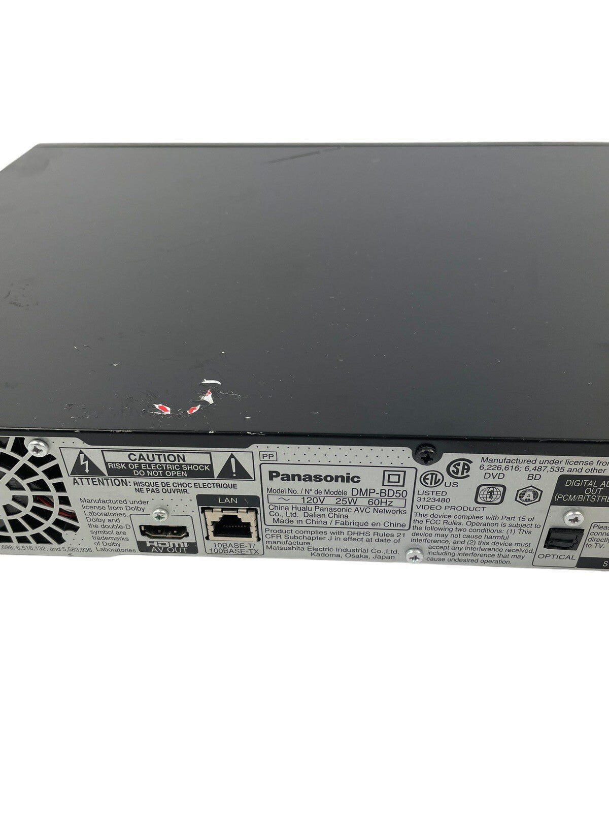Panasonic Blu-ray Disc Player DMP-BD50