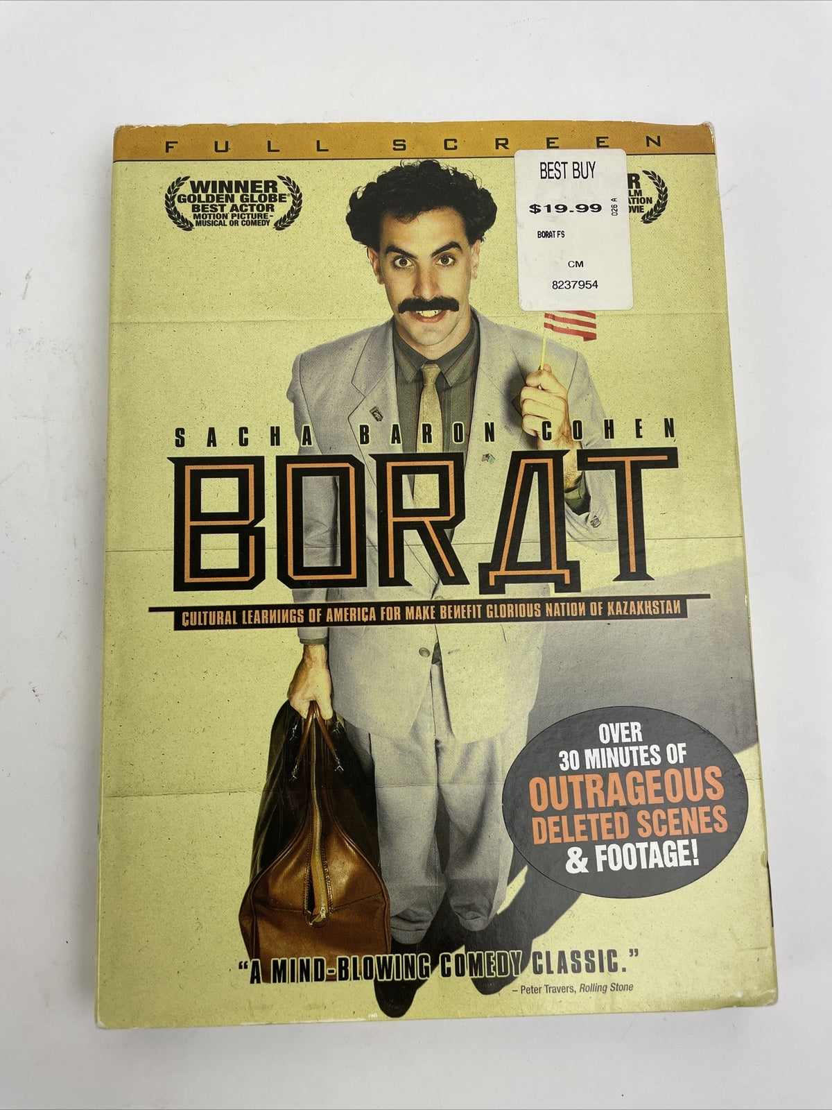 Borat DVD Video Movie Sacha Baron Cohen New Sealed w/Slipcover