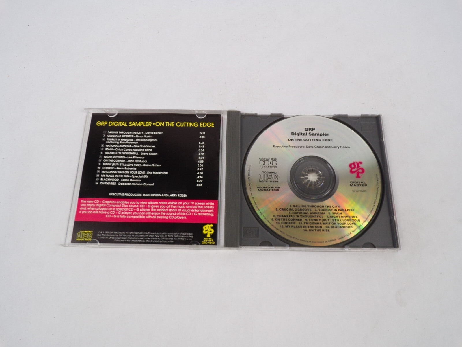 GRP Digital Sampler On The Cutting Edge Sailing Through The City Crucial 2 CD#63