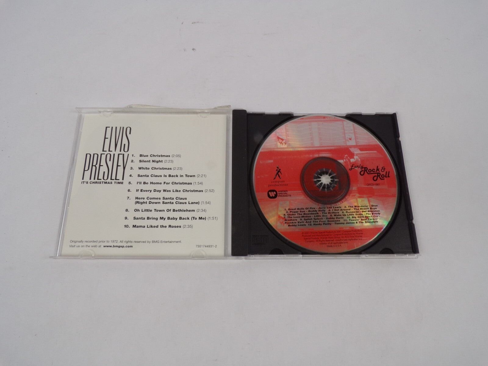 Elvis Presley It's Christmas Time Blue Christmas Silent Night White Christ CD#67