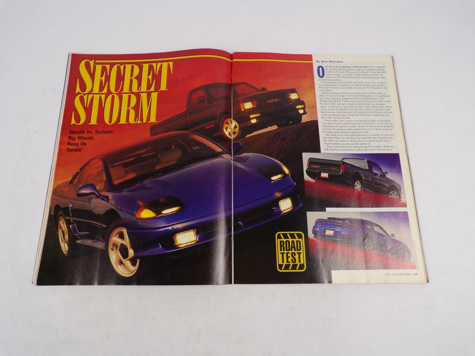 July 1992 Car Craft Engine Swaps Chevy's New 11-Second Viper-Stompin' 'Vette New