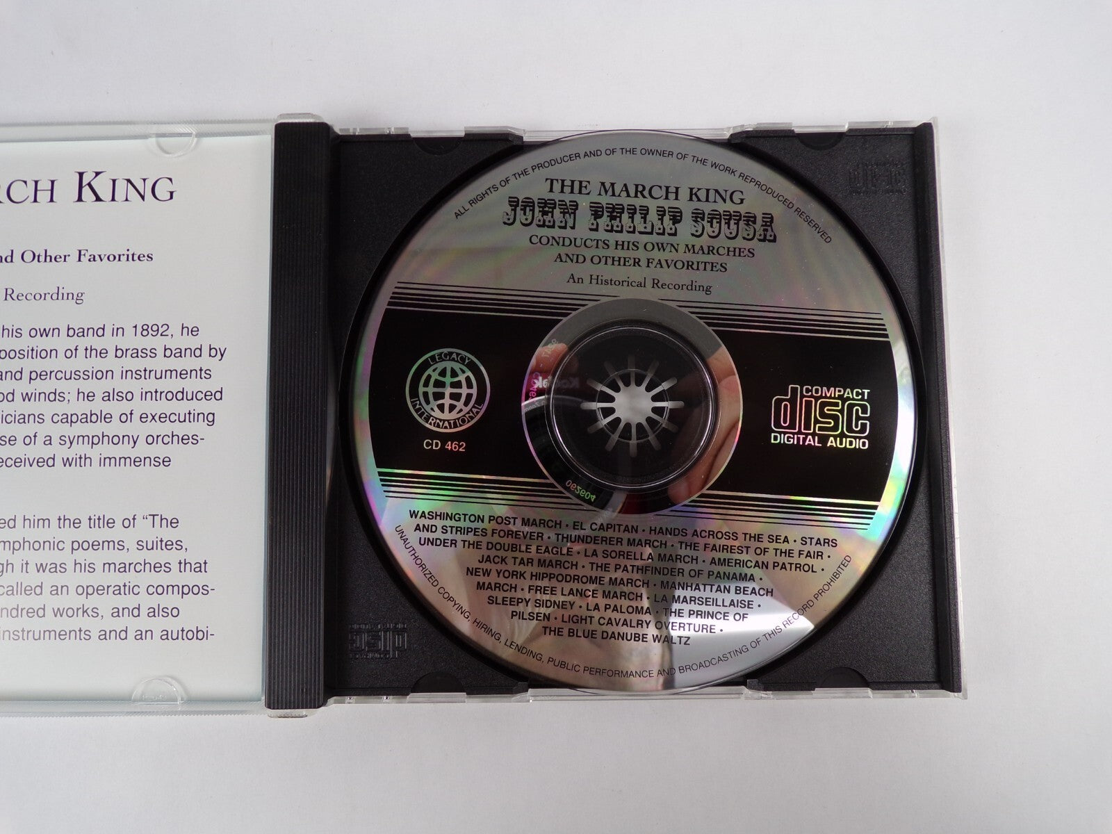 The March King John Philip Sousa CD #14