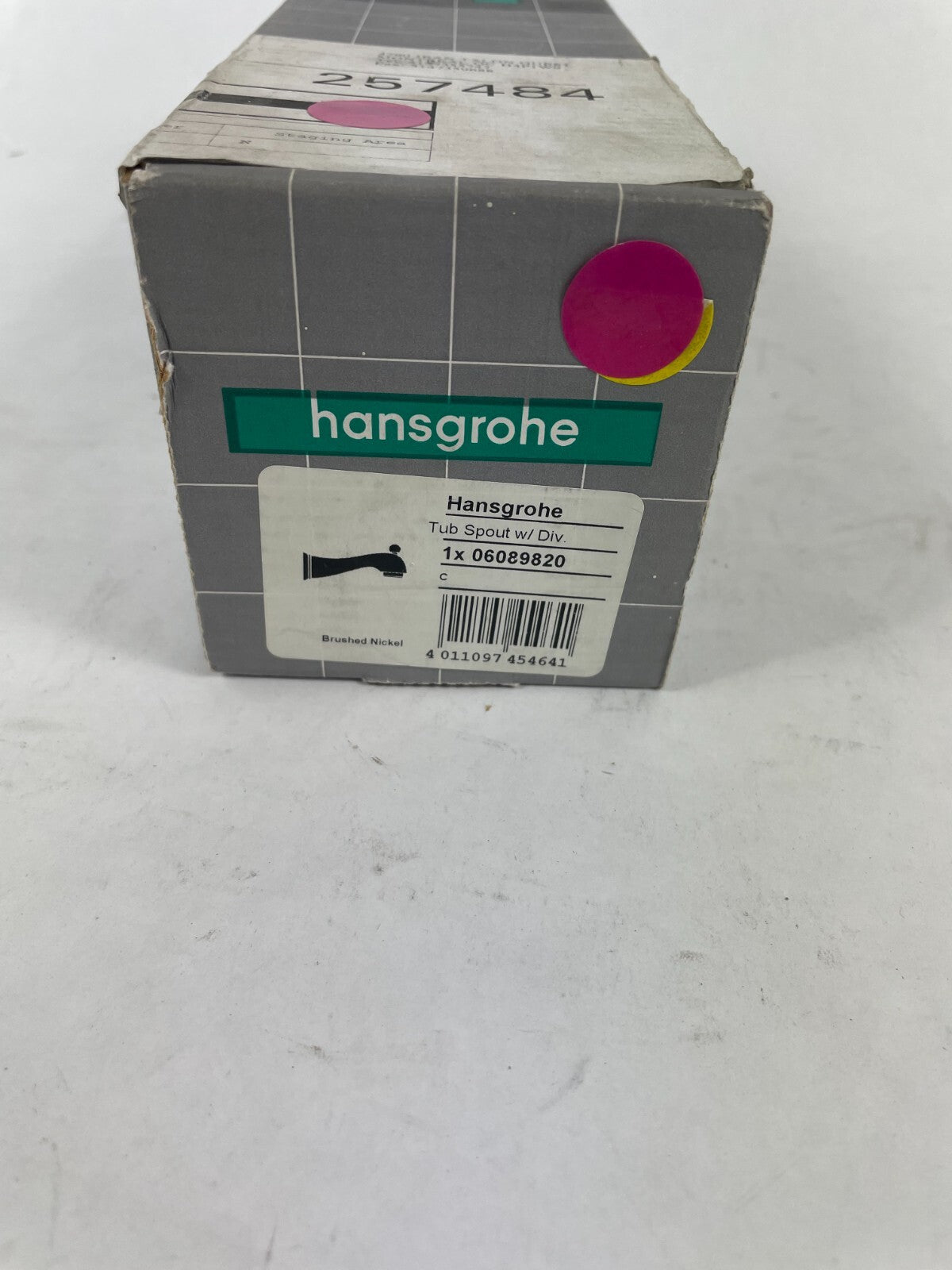 Hansgrohe Bathroom Tub Spout x / Div 1x 06089820 Brushed Nickel Solid Brass