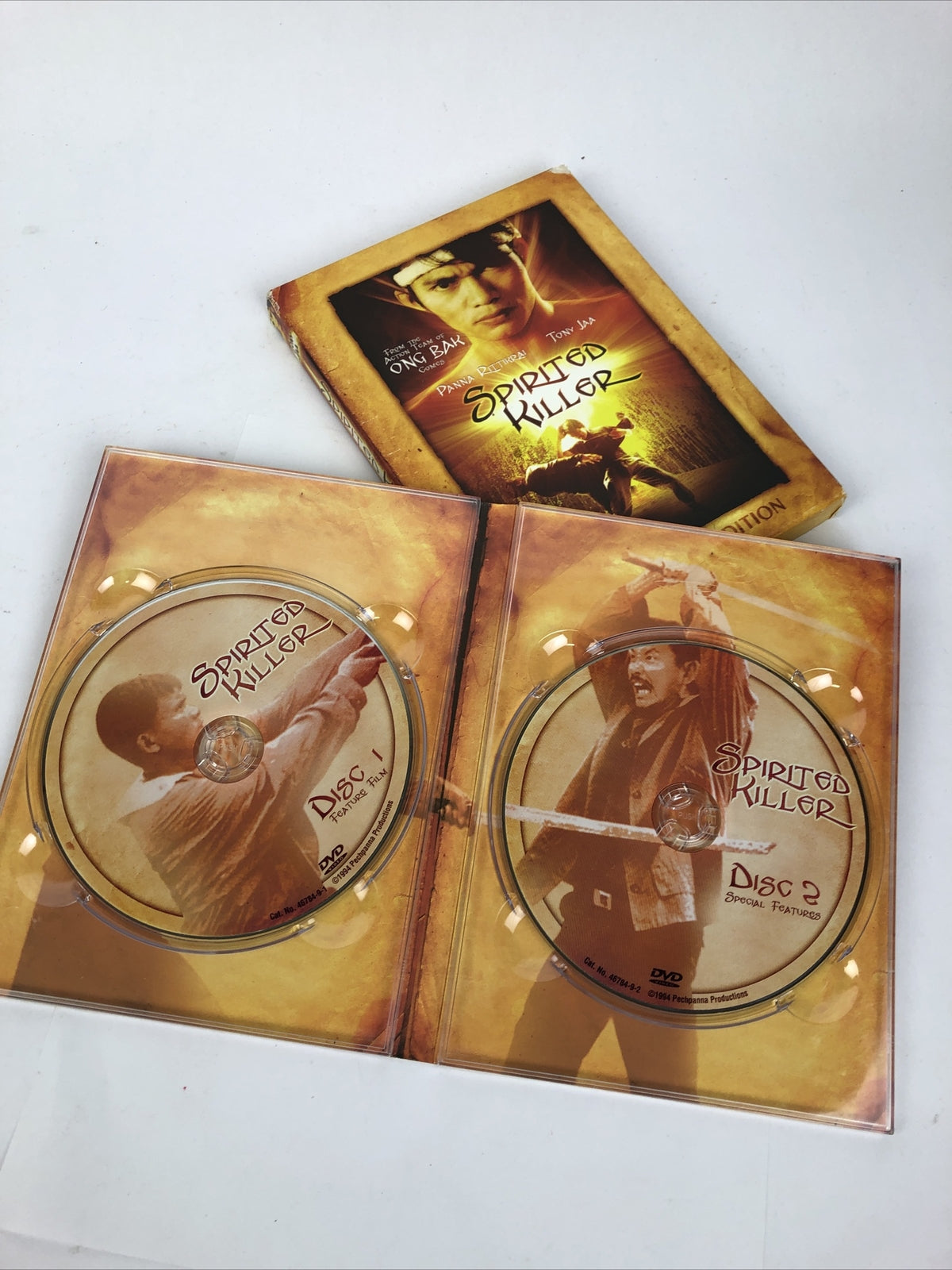Spirited Killer ( DVD Video , 2006, 2-Disc Special Edition ) Tony Jaa MINT Discs