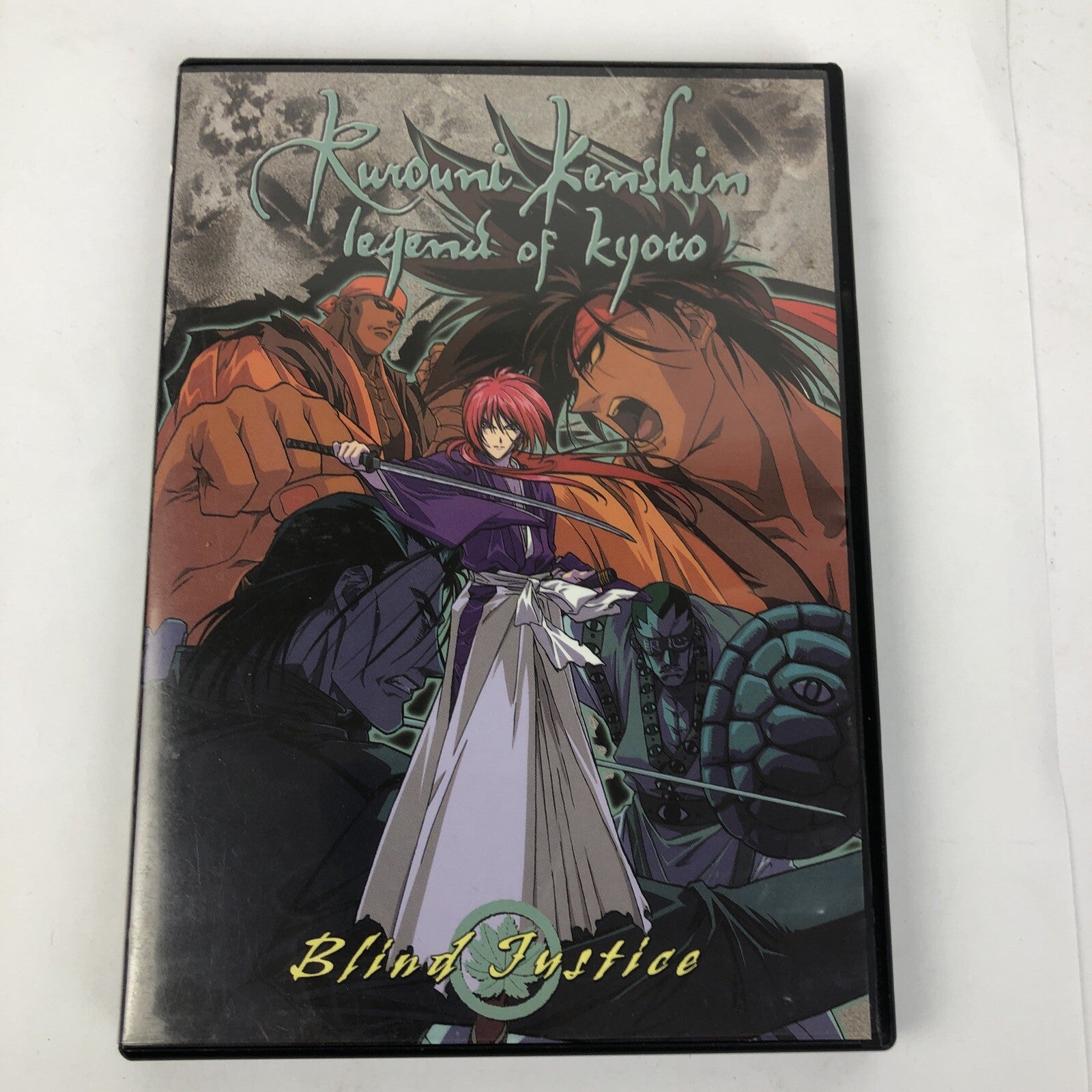 Rurouni Kenshin - Vol. 12: Blind Justice (DVD, 2001) NTSC - Mint Condition