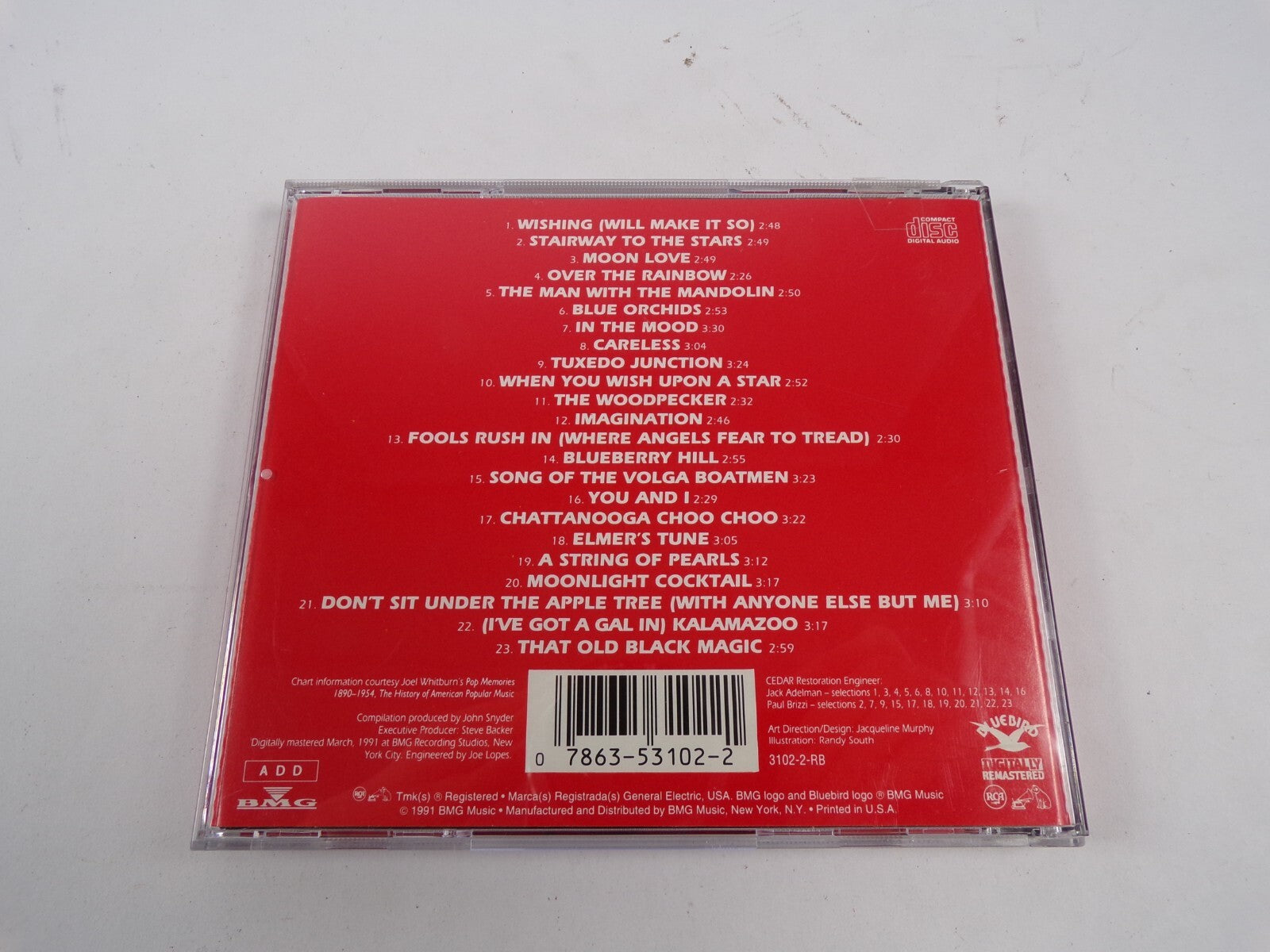 Glenn Miller Chattanooga Choo Choo The #1 Hits Blue Orchids The Woodpecker CD#48