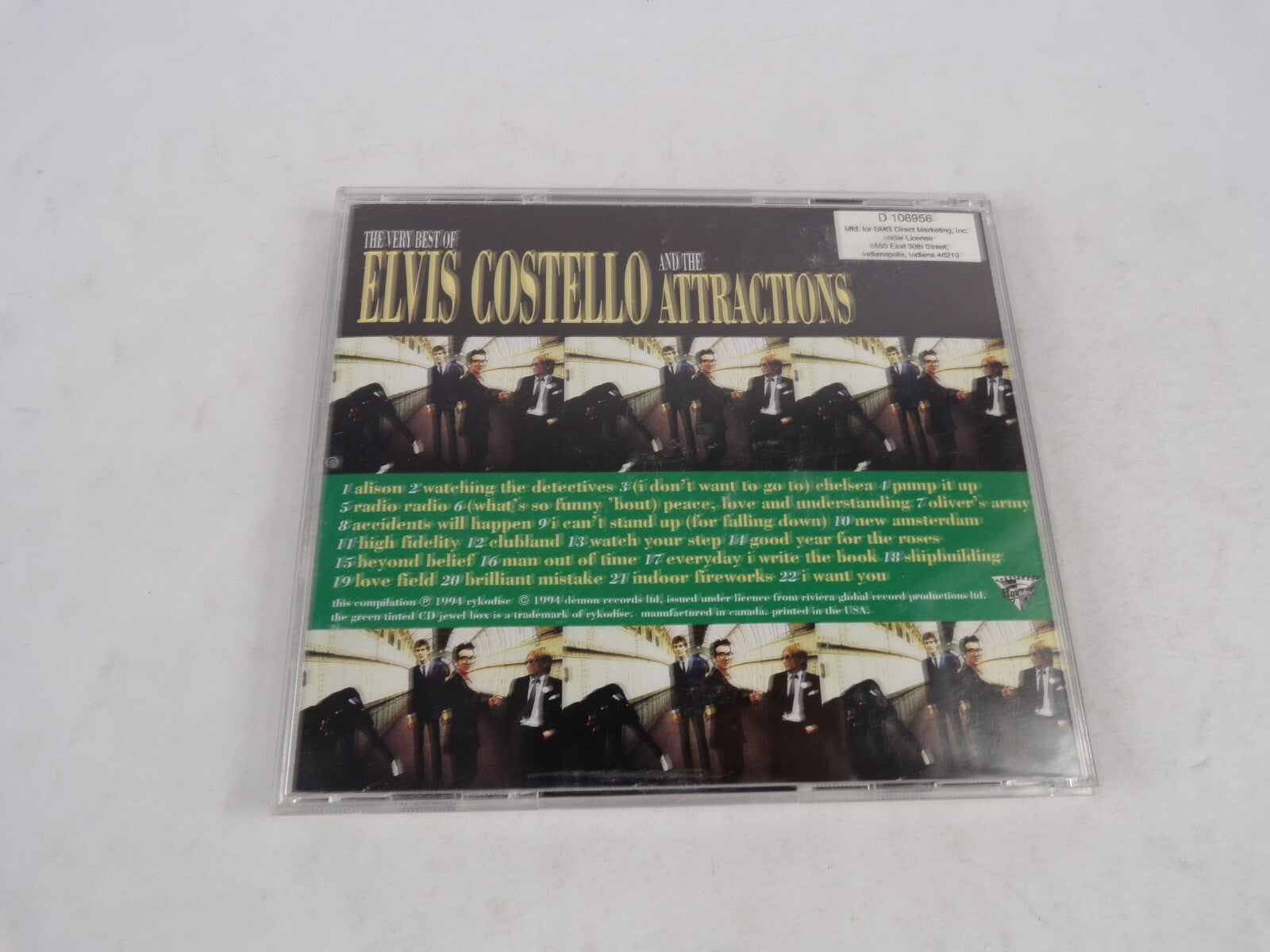 The Very Best Of Elvis Costello And The Atractions Alison Watching The DeteCD#31