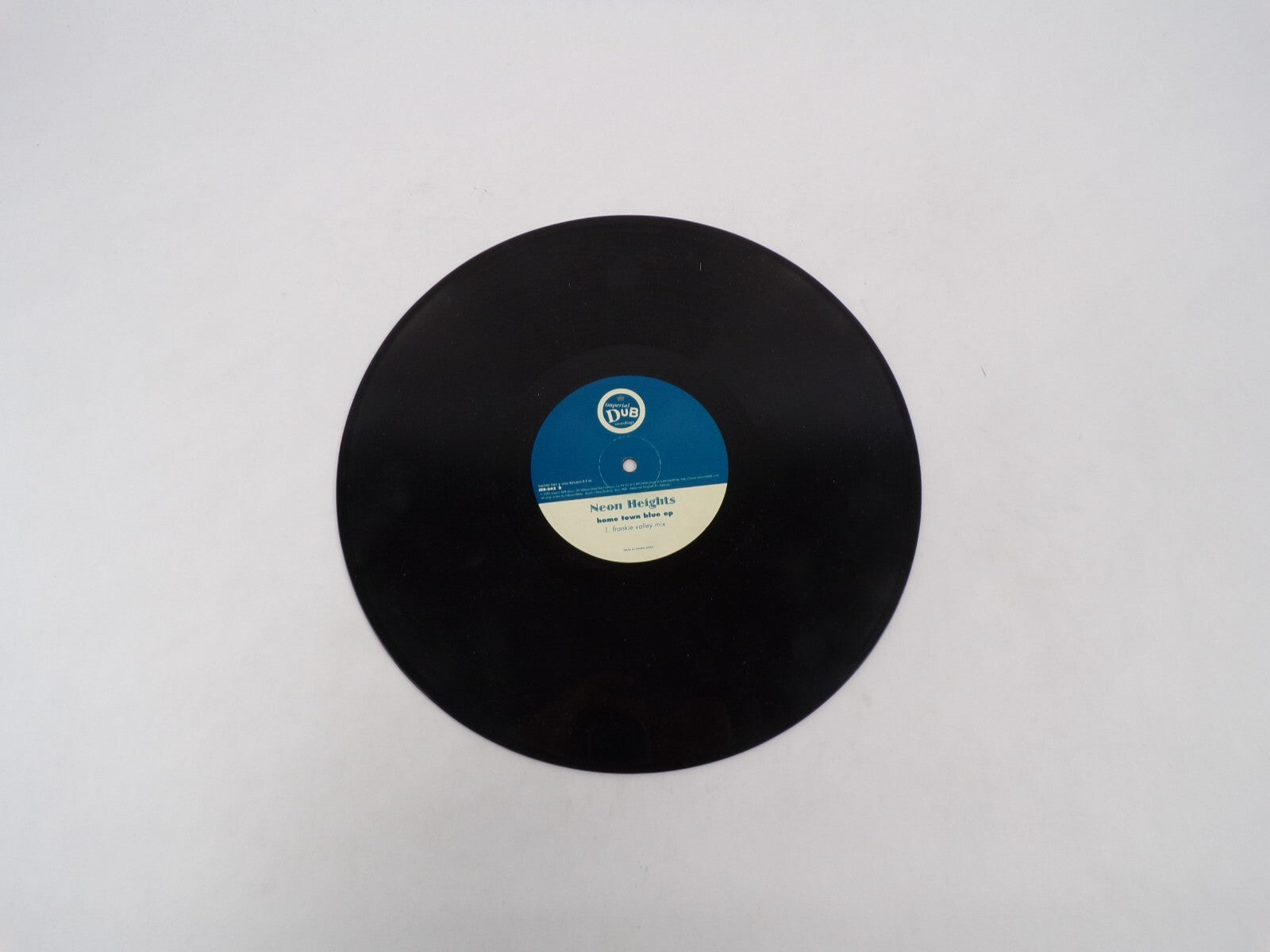 Neon Heights Home Town Blue Frankie Valley Mix Original Dub Vocal Vinyl Record