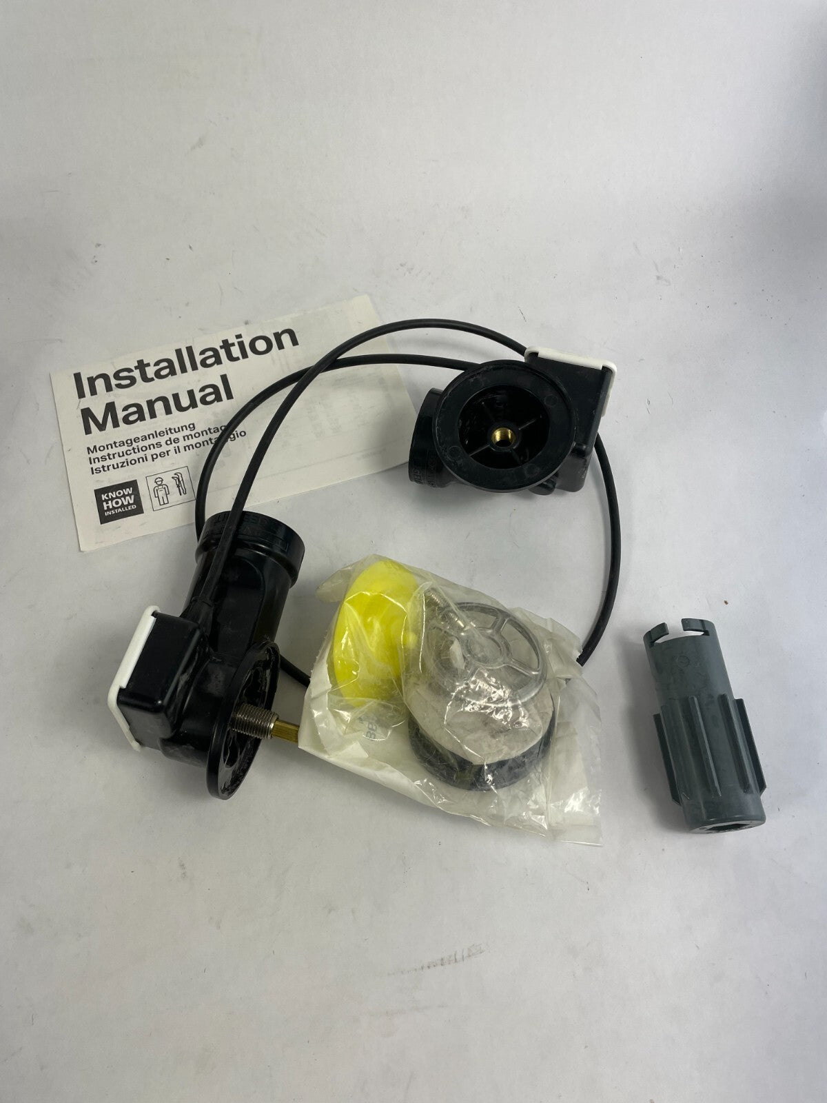 Geberit 151.513.00.1 bathtub drain rough-in with TurnControl handle actuation