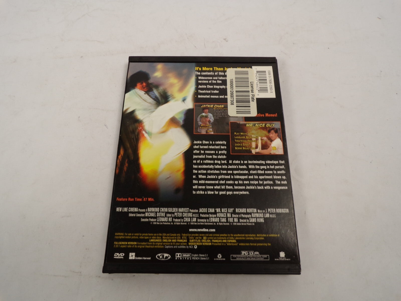 Jackie Chan Mr.Nice Guy Don't Get Mad They Get Even Richard Norton DVD Movies