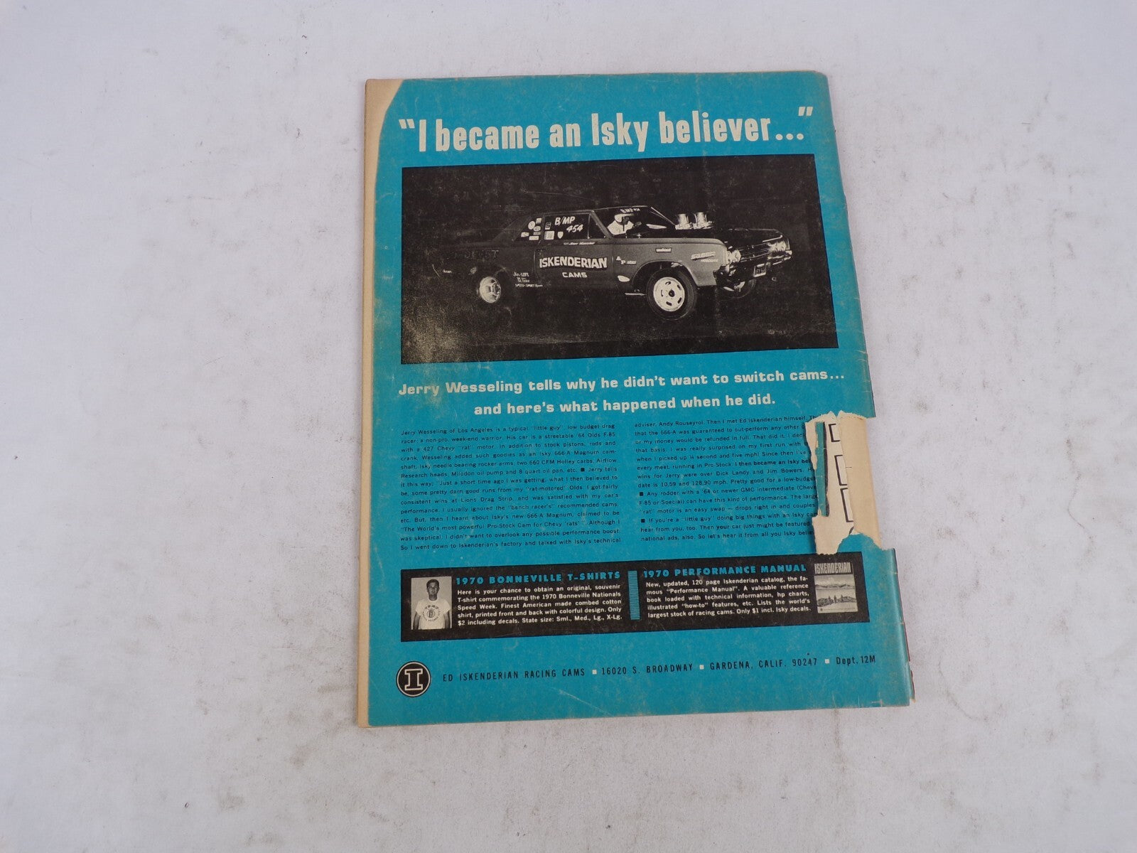December 1970 Cars Hi-Performance Overhead Cams For The Street! Build A Boss For