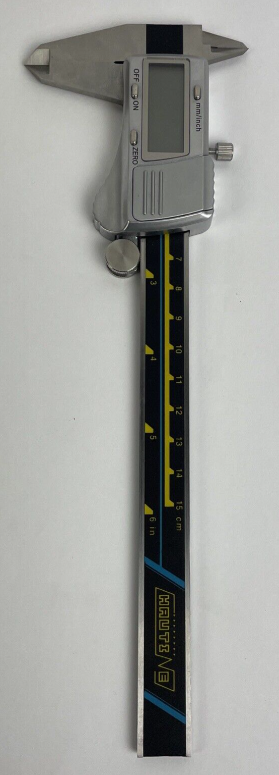 6" Digital Electronic Caliper 3 Way Stainless Steel MM/ SAE / Fractional HAUTINE