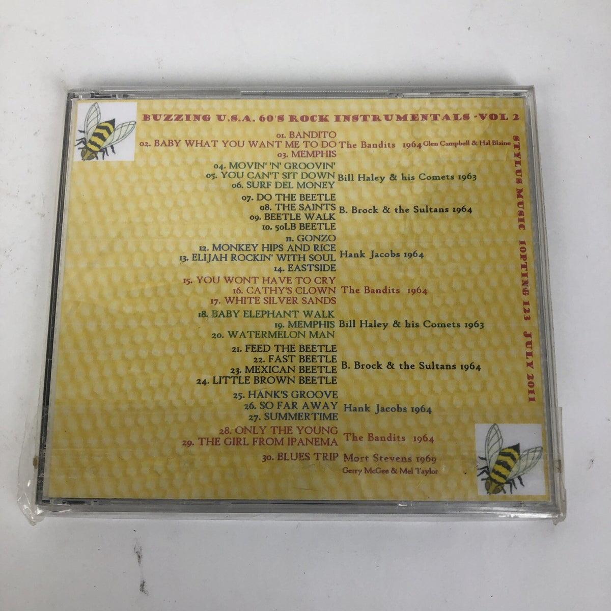 BUZZING U.S.A. 60'S ROCK INSTRUMENTALS -VOL TWO ( VARIOUS ARTISTS ) 30 TRACKS #1
