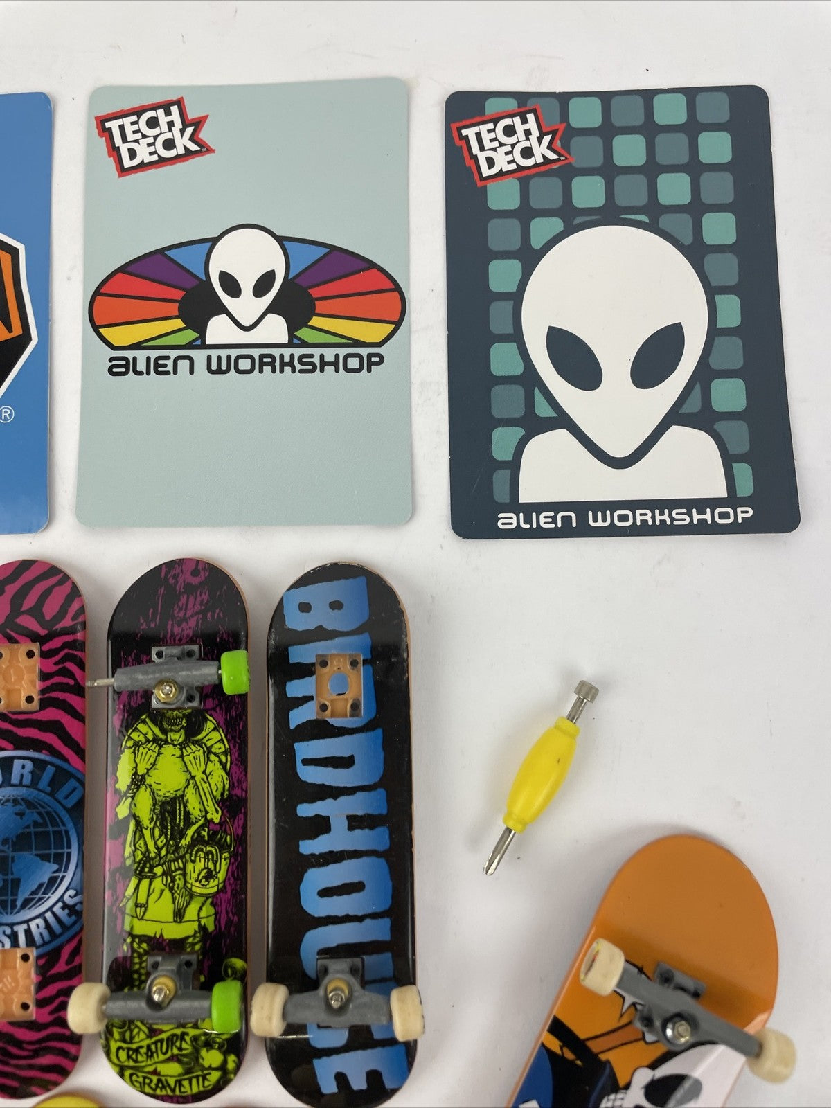 Vintage Tech Deck Lot Skateboard Fingerboard Flip Fiberlight Blind BUNDLE LOT