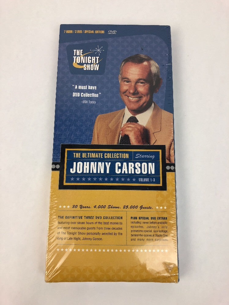 Johnny Carson The Tonight Show Ultimate Collection DVD 3 Disc Set volumes FSTSHP