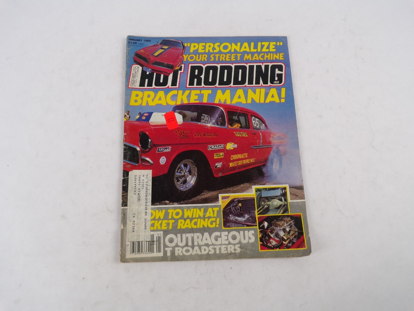 January 1980 Hot Rod Magazine ''Personalize'' Your Street Machine Bracket Mania!