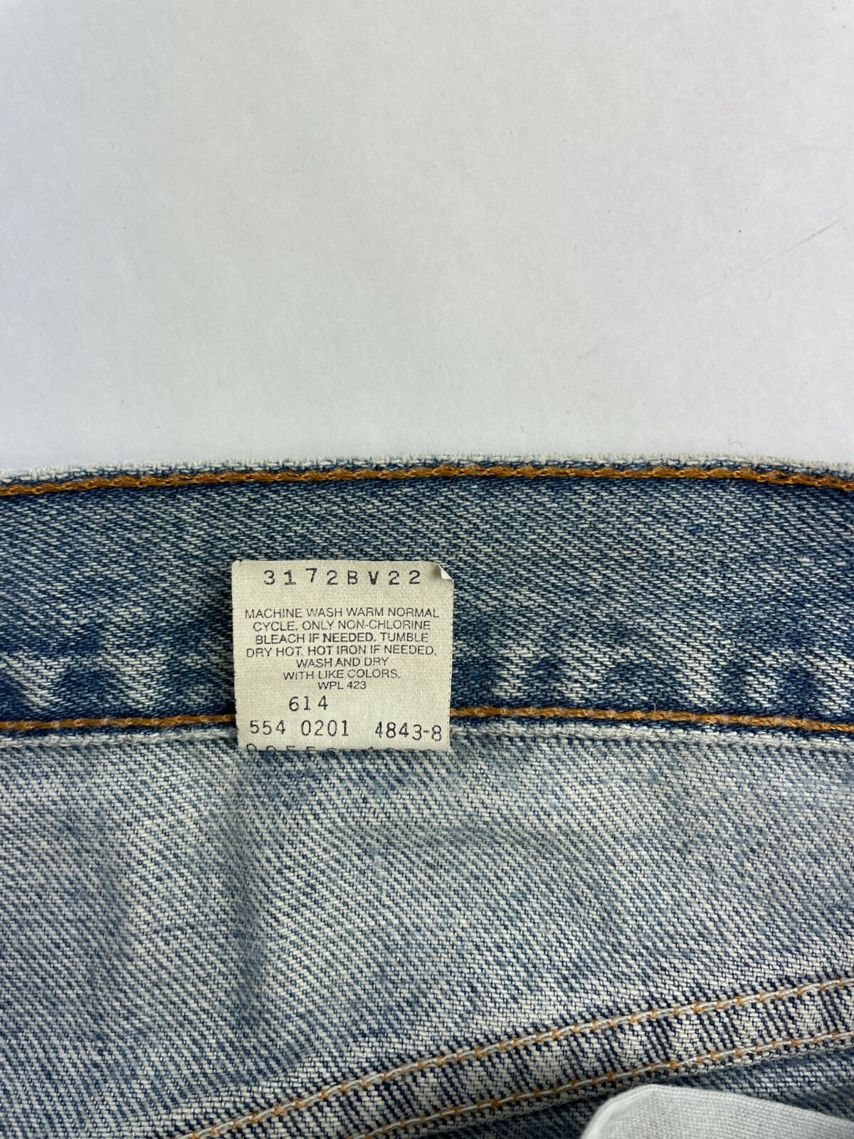 Levi's Men's Blue 550 Regular Fit Straight Leg Jeans Size W 34 L 30