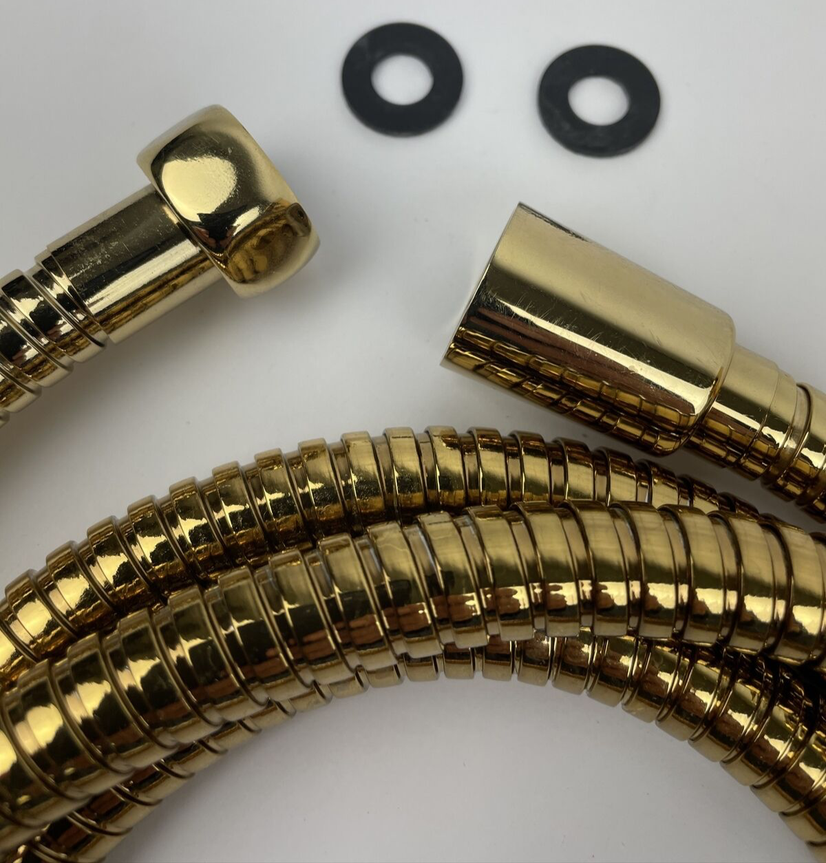 Aquabrass 25991 gold 3 function hand shower with brass hose