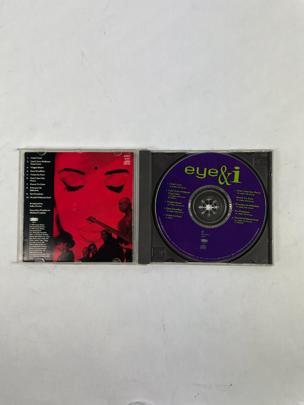 Eye & I I Ain't Low Can't Live Without Your Love Virgin Heart Easy Goodbye CD#72