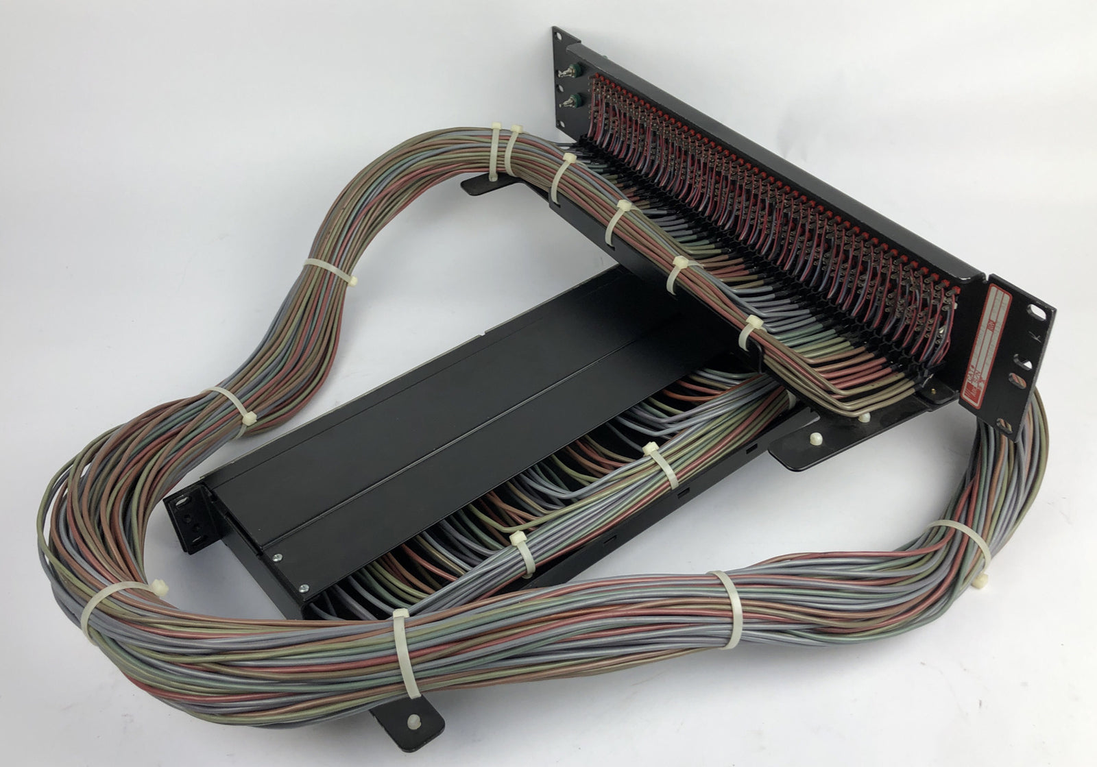 ADC 96 Bantam TT patchbay connected to ADC UP-96NMKII PPC RACKMOUNT PATCHBAY 4