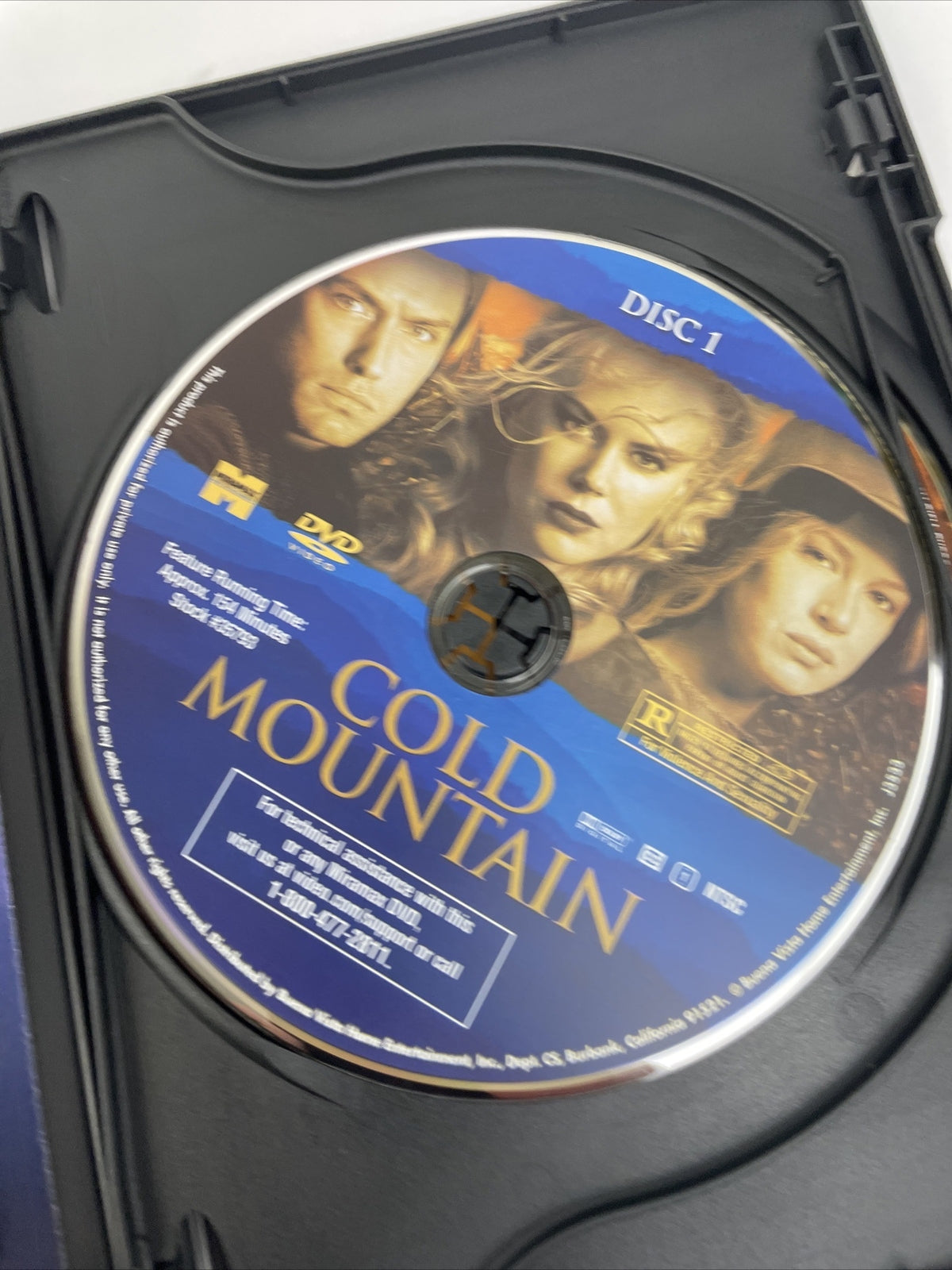 DVD MOVIE COLD MOUNTAIN 2 DISC SPECIAL EDITION JUDE LAW NICOLE KIDMAN MINT Discs