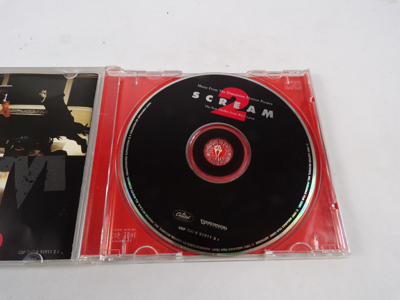 Music From The Dimension Motion Picture 2 Scream The New Thriller Fromm CD #43