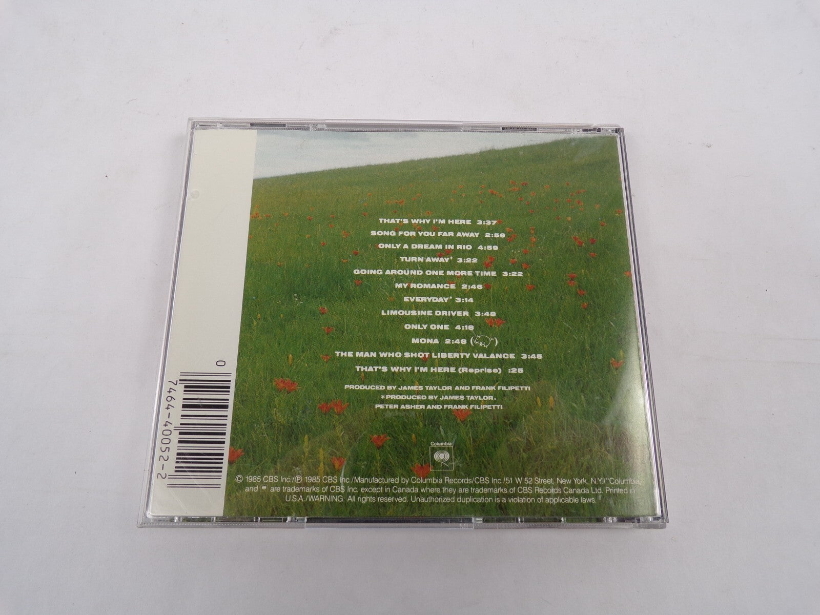James Taylor That's Why I'm Here That's Why I'm Here Song For You Far Away CD#30