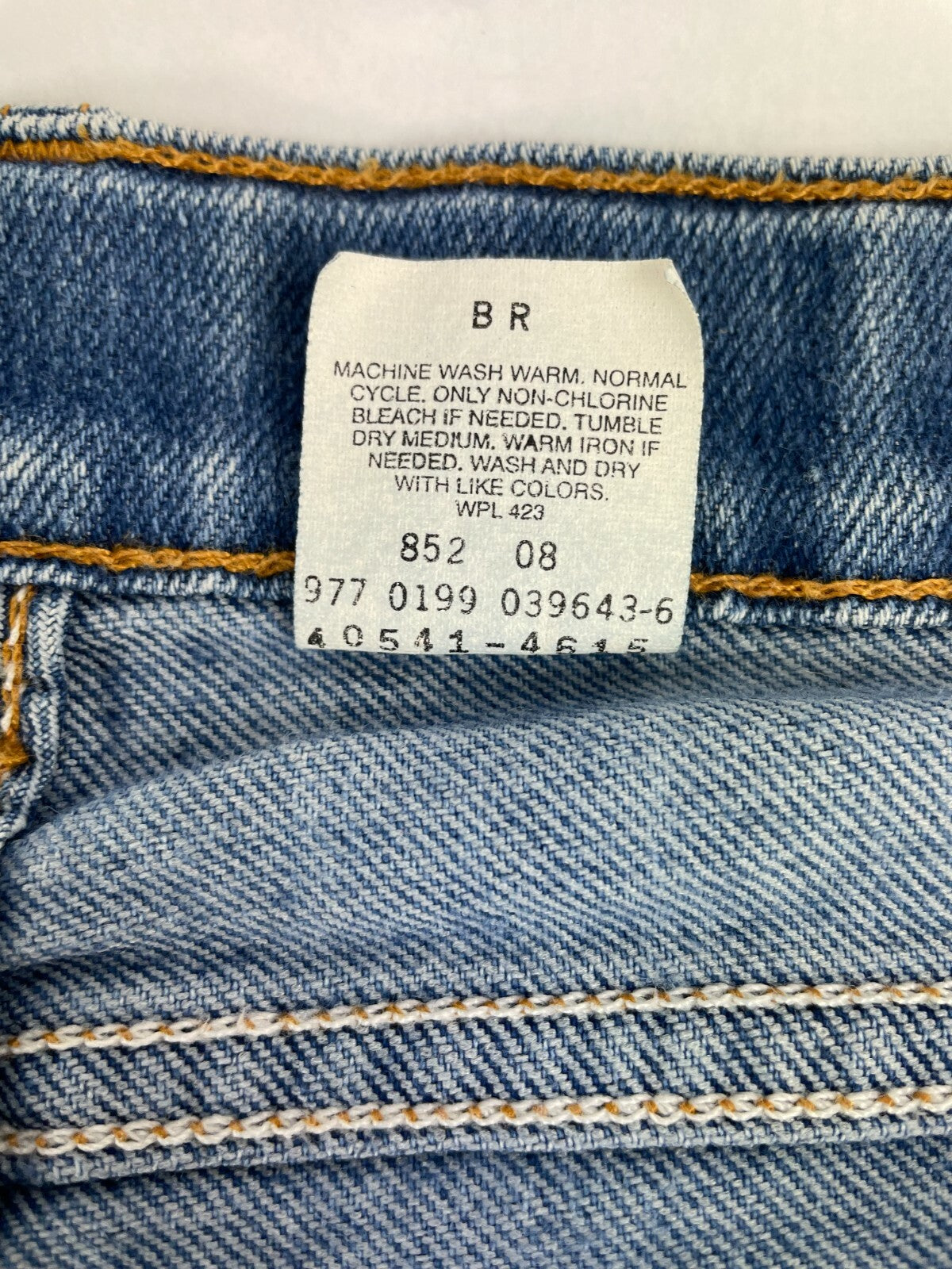 Levi's Men's Blue 501 Regular Fit Straight Leg Jeans Size W 34 L 30