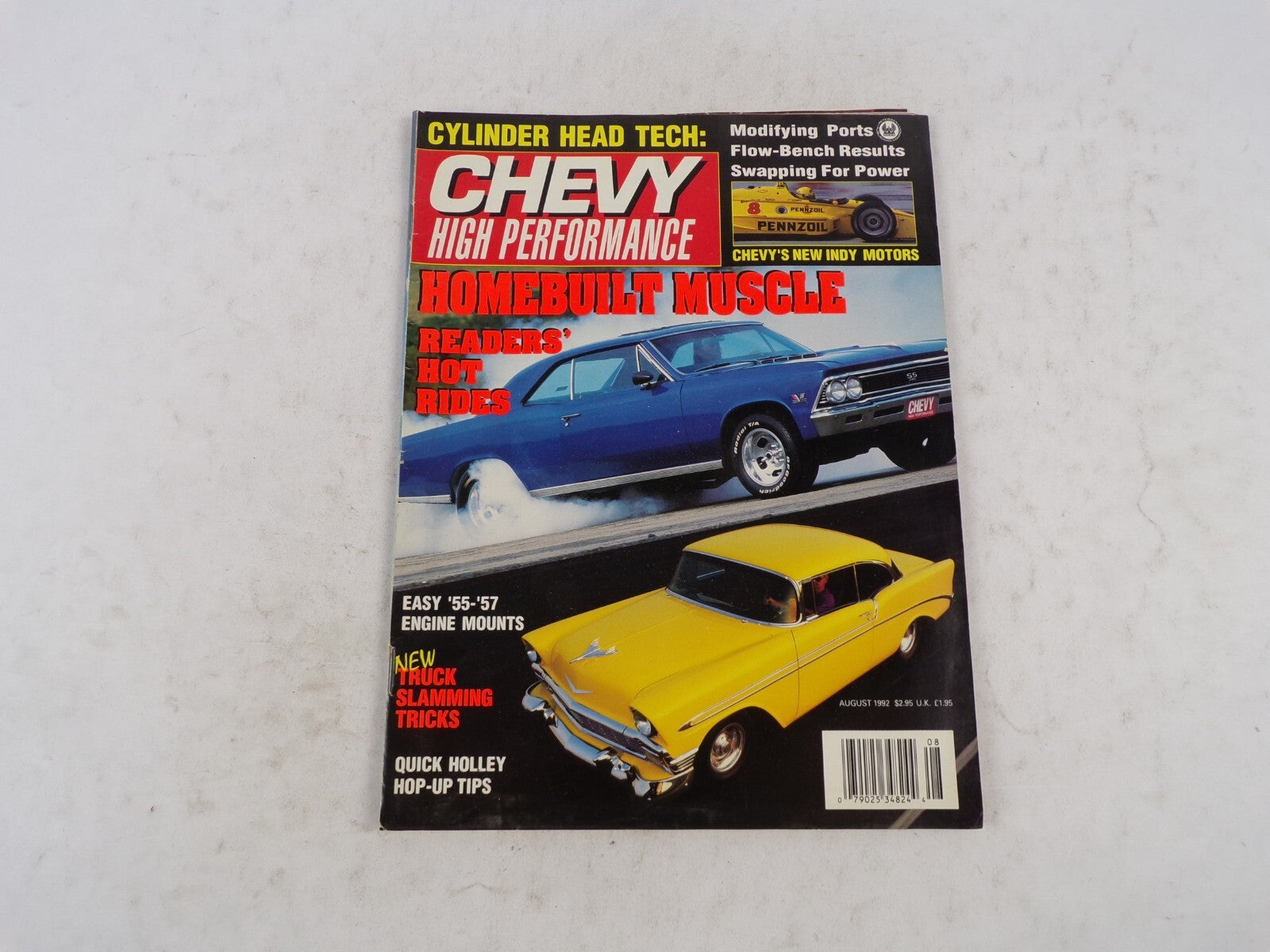 August 1992 Chevy High Performance Homebuilt Muscle Readers' Hot Rides Easy '55