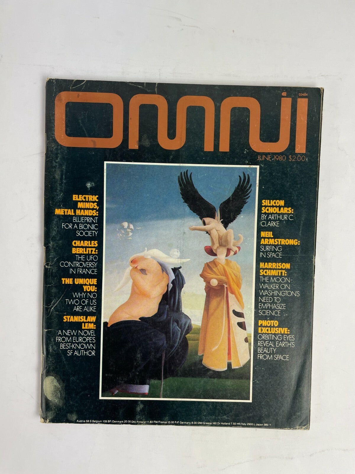 June 1980 Omni Magazine Silicon Scholars Neil Armstrong Harrison Schmitt Walker