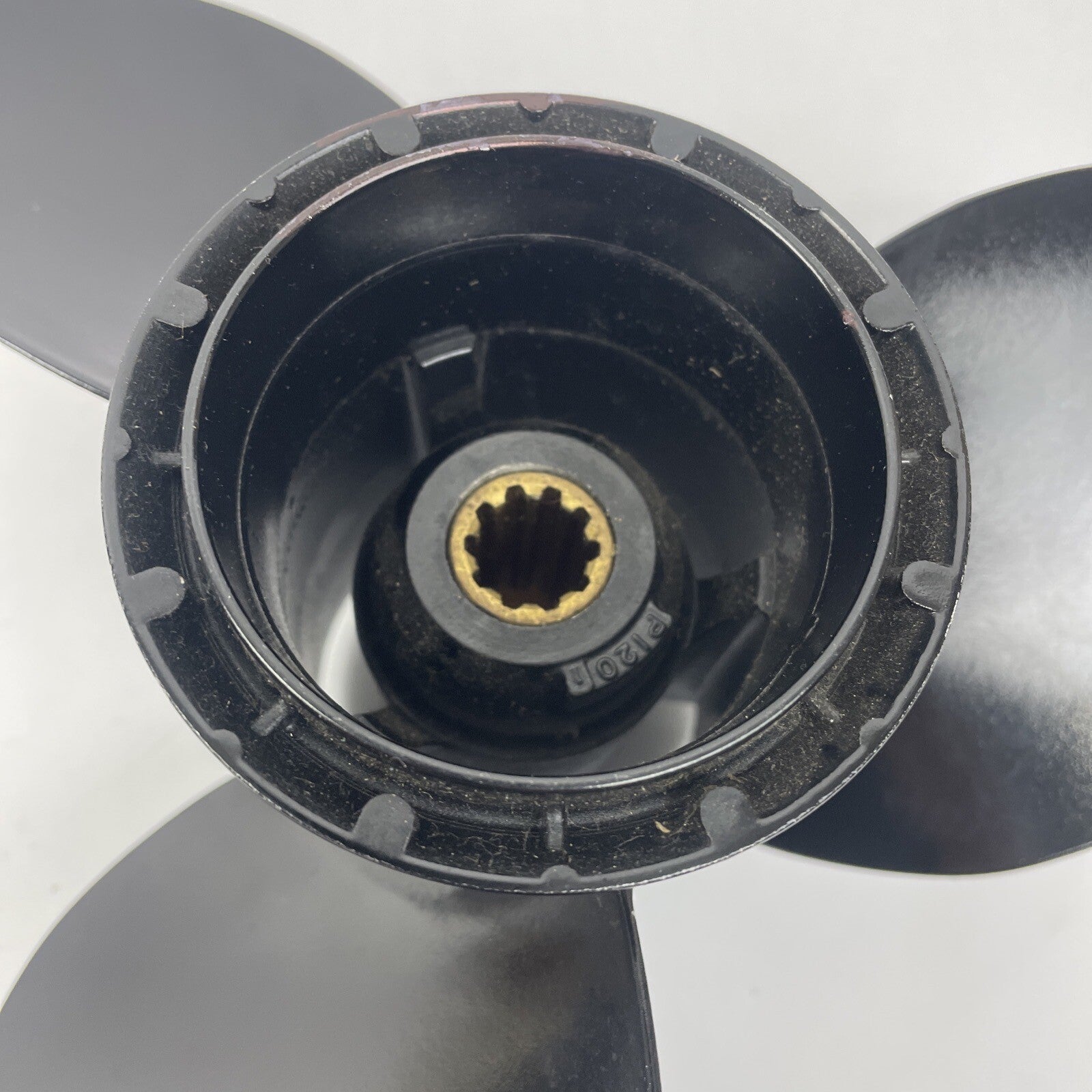 OEM Suzuki 3 x 10 1/4 x 12 Aluminum P120 10-Spline Outboard Propeller - JAPAN