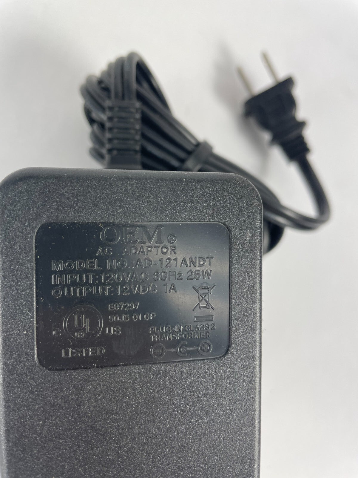 Genuine OEM AD-121ANDT Adapter Output 12 V 1 A Power Supply Adapter A60