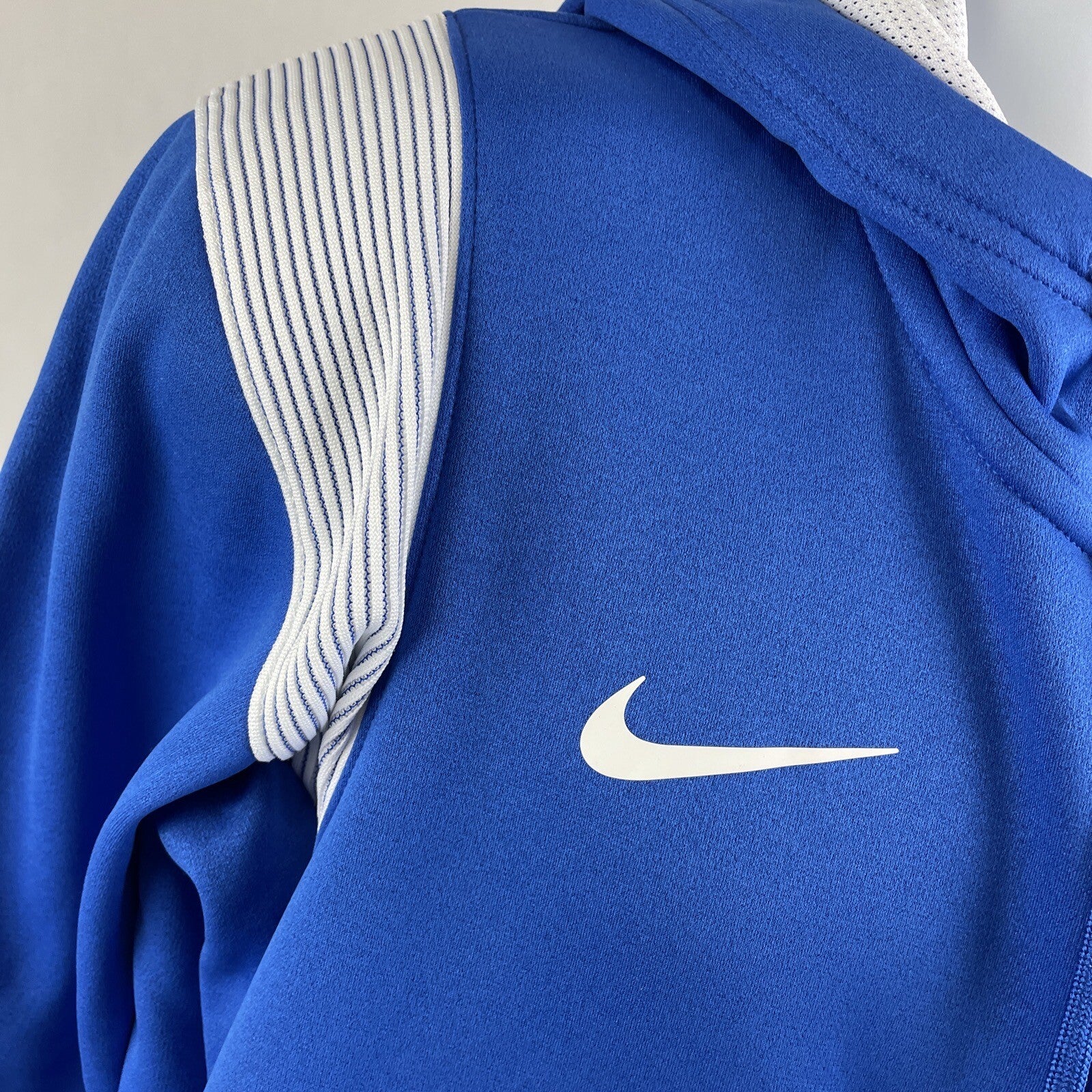 Nike Therma Fit On-Field Hoodie Mens Large Royal Blue White Full Zip TEAM USA