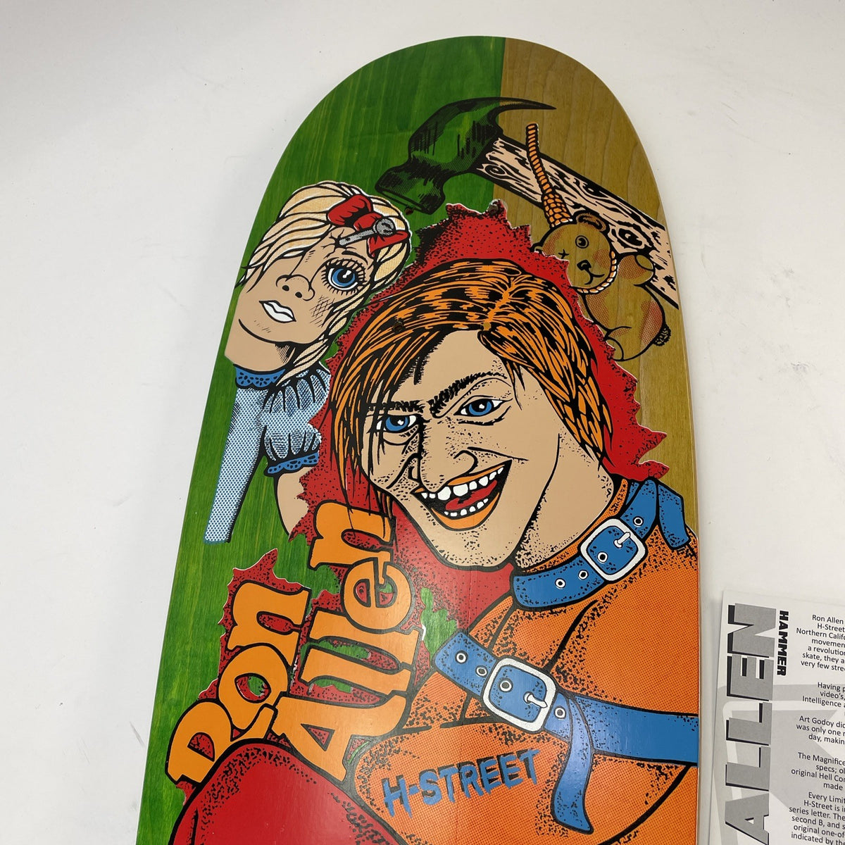 RON ALLEN "INSANE" RE-Issue Deck H-Street Skateboards Watson Laminates 14 / 166