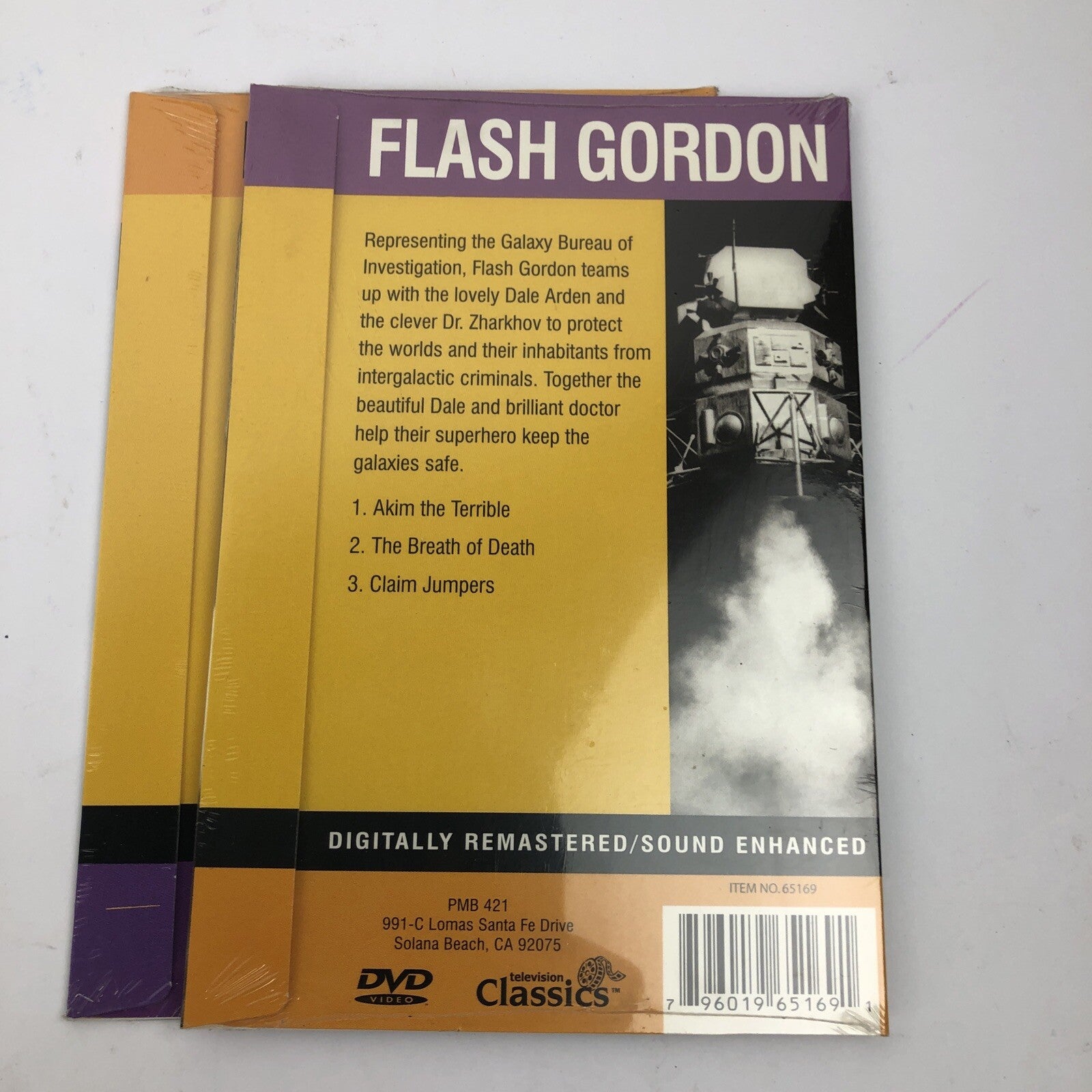 TV Classics Flash Gordon Vol. 1 & 2 Digitally Remastered 6 Episodes 2 DVD New