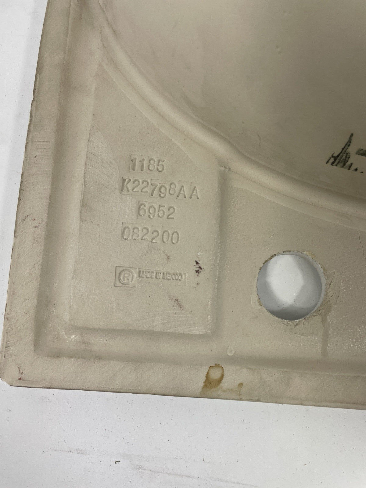 KOHLER K-2279-8-0 Devonshire Bathroom Sink Basin 8" widespread faucet holes