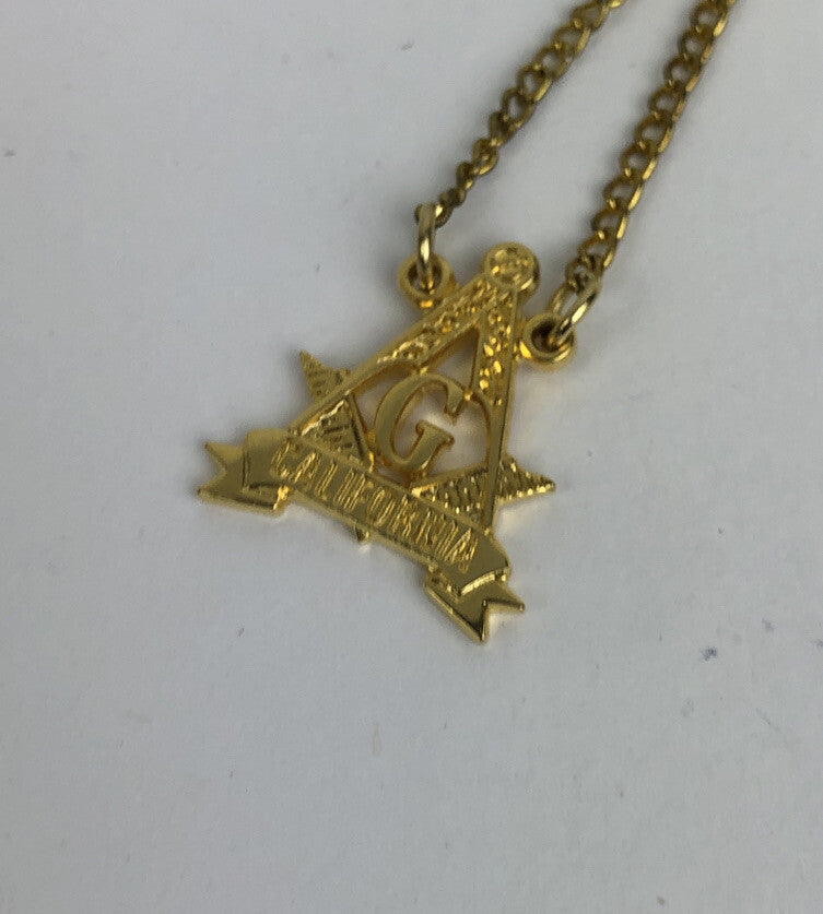 2002 California MASONS Freemason Building for the Future MASONIC PENDANT MEDAL