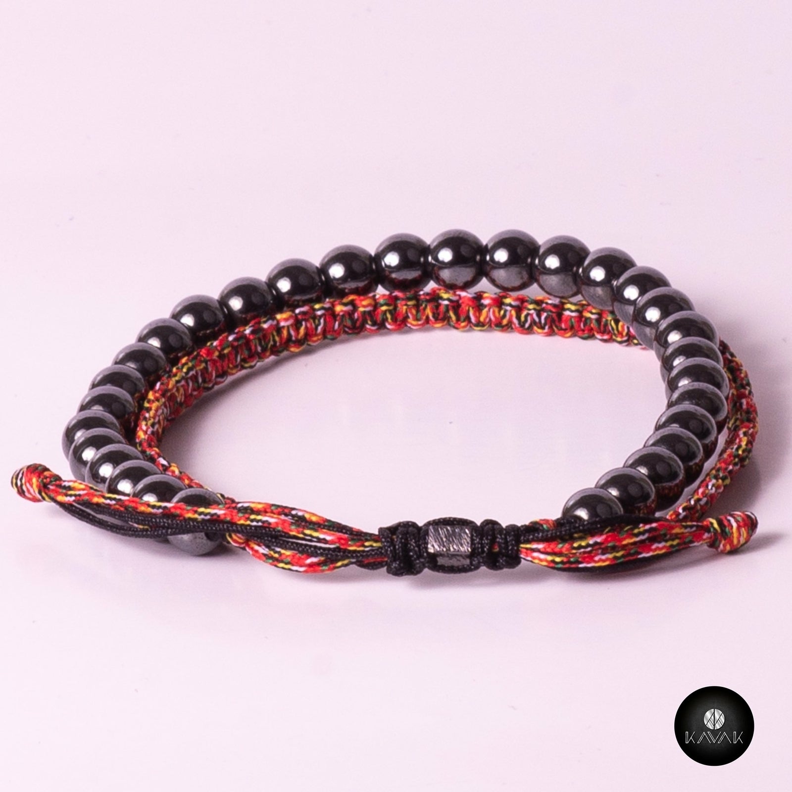 Kavak handmade double wrap adjustable women's bracelet