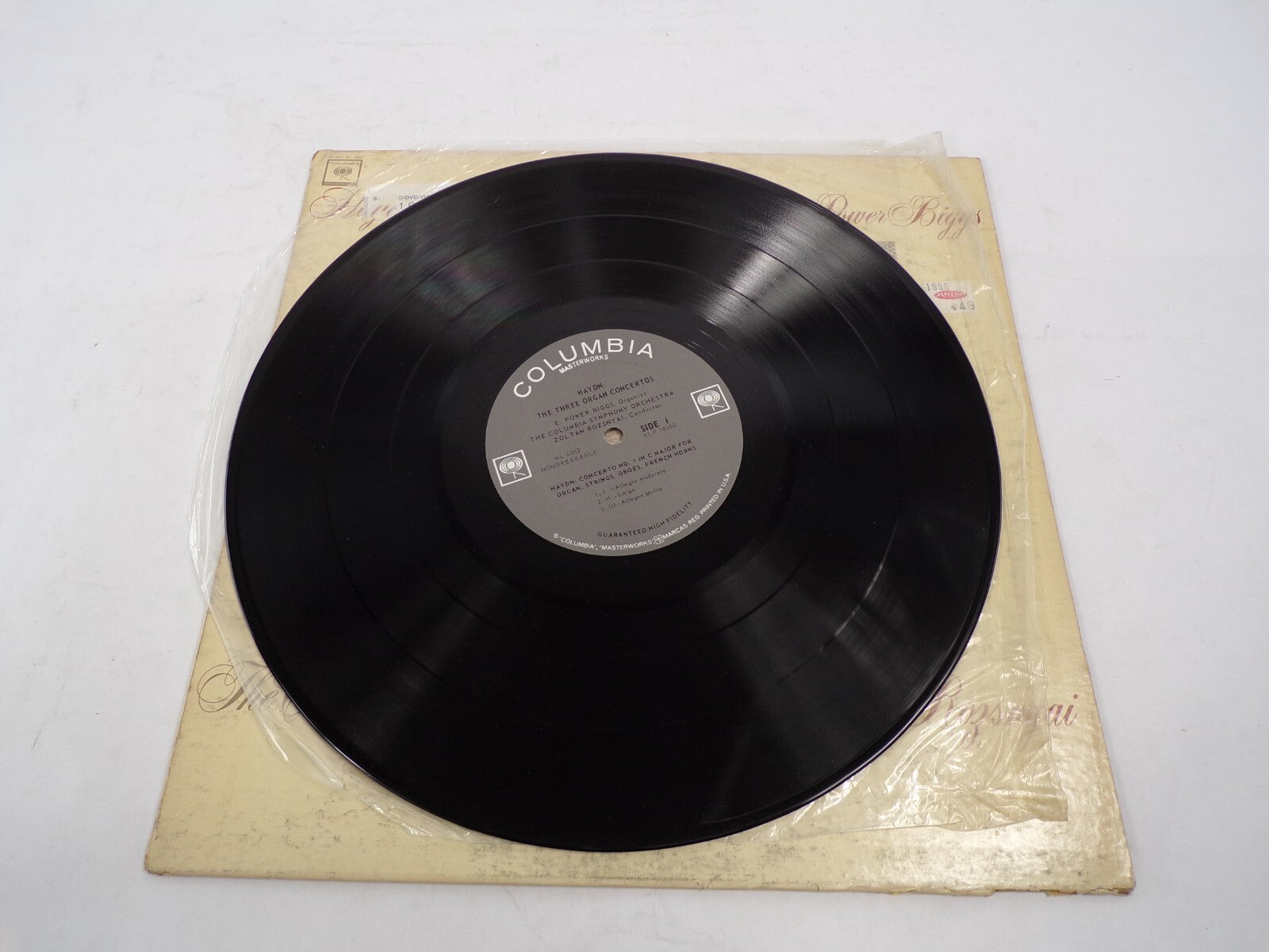 Haydn The Three Organ Concertos E.Power Biggs Symphony Orchestra Vinyl Records