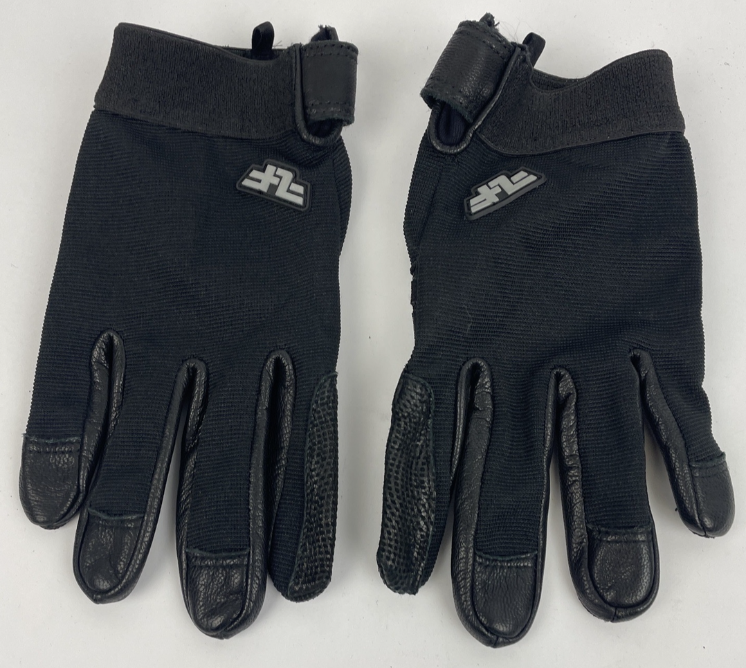 Line of Fire Light Duty Shooting Gloves Touch Screen Small BLACK USA MADE