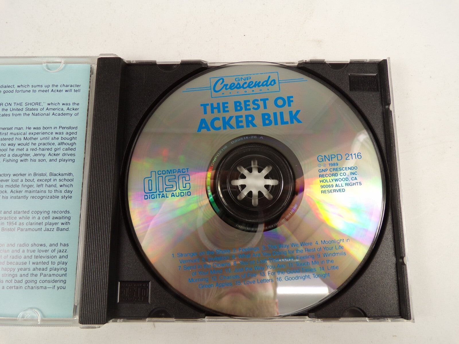 The Best Of Acker Bilk Stranger On The Shore Invitation Feelings CD#44