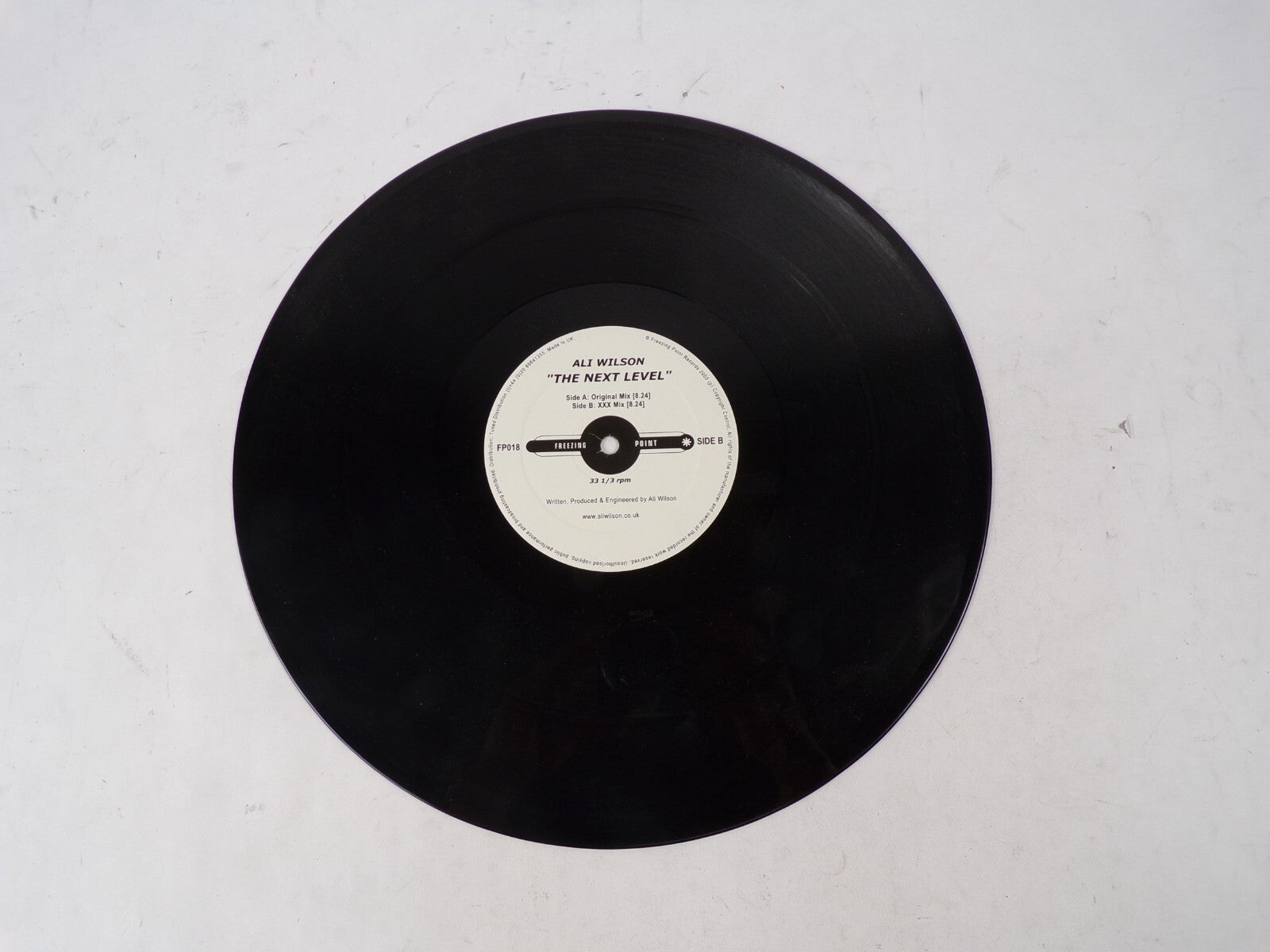 Ali Wilson "The Next Level" Freezing Point Side A Side B Vinyl Record