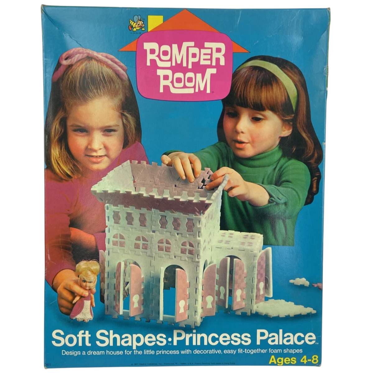 Vintage Romper Room Soft Shapes * Princess Palace Design and Building Set RARE