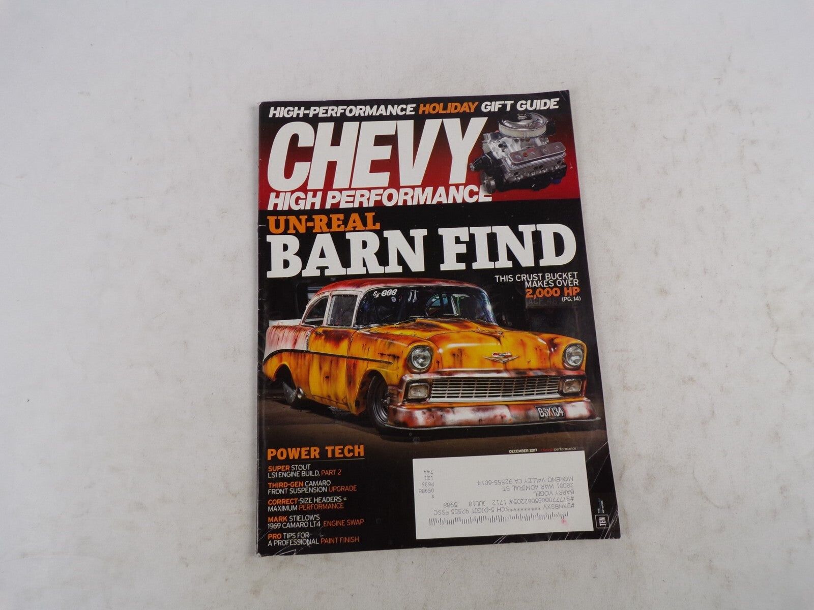 December 2017 Chevy High Performance Barn Find Un-Real This Crust Bucket Makes O