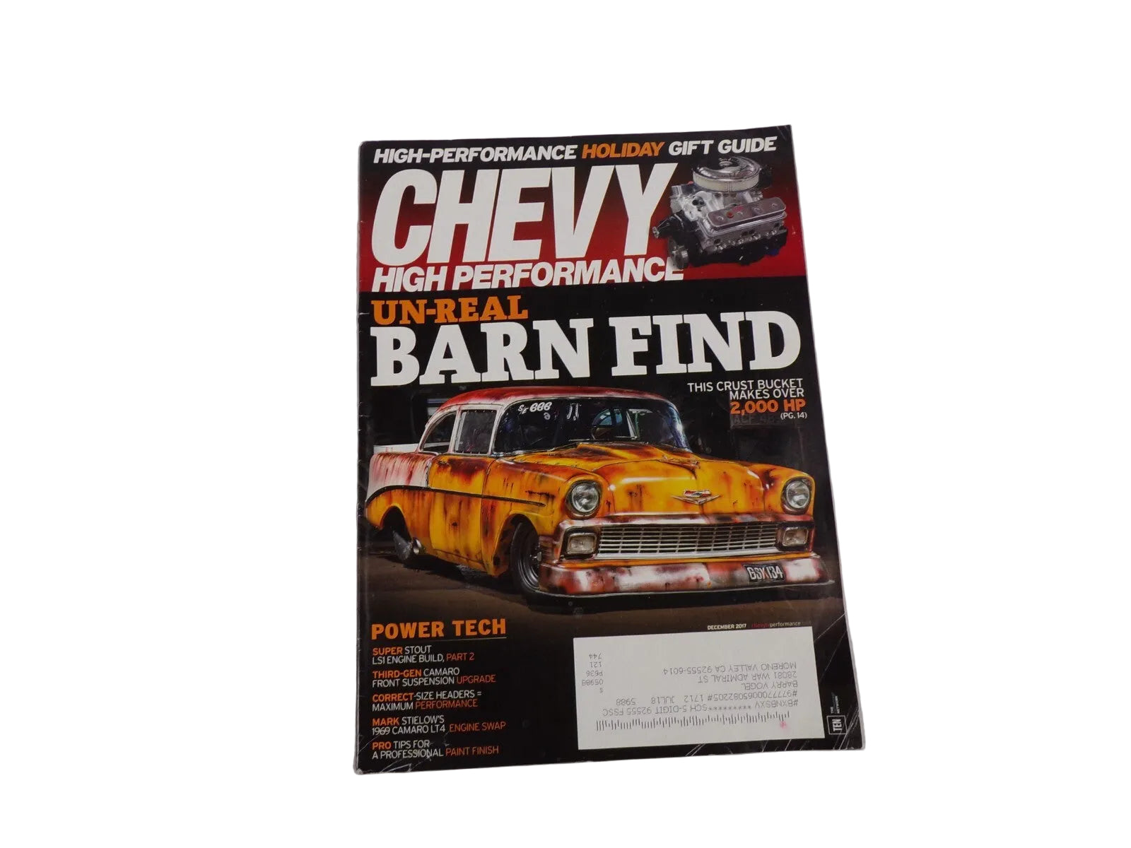 December 2017 Chevy High Performance Barn Find Un-Real This Crust Bucket Makes O