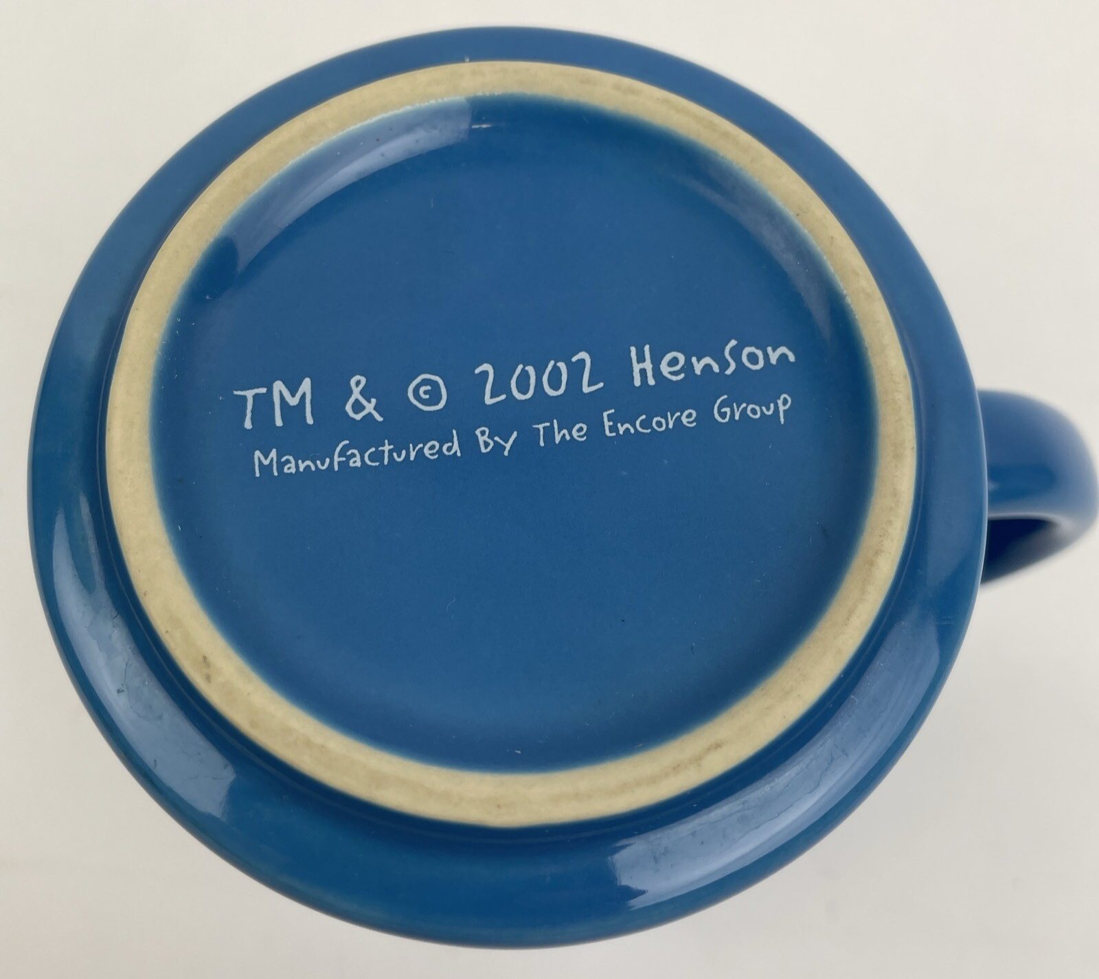 3D Blue Muppets Fozzie Bear Coffee Tea Mug 2002 Henson by The Encore Group